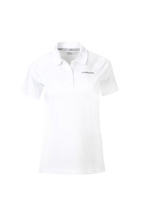 İstanbul Polo Yaka Beyaz Tenis Kadın Tişört. 431411-100