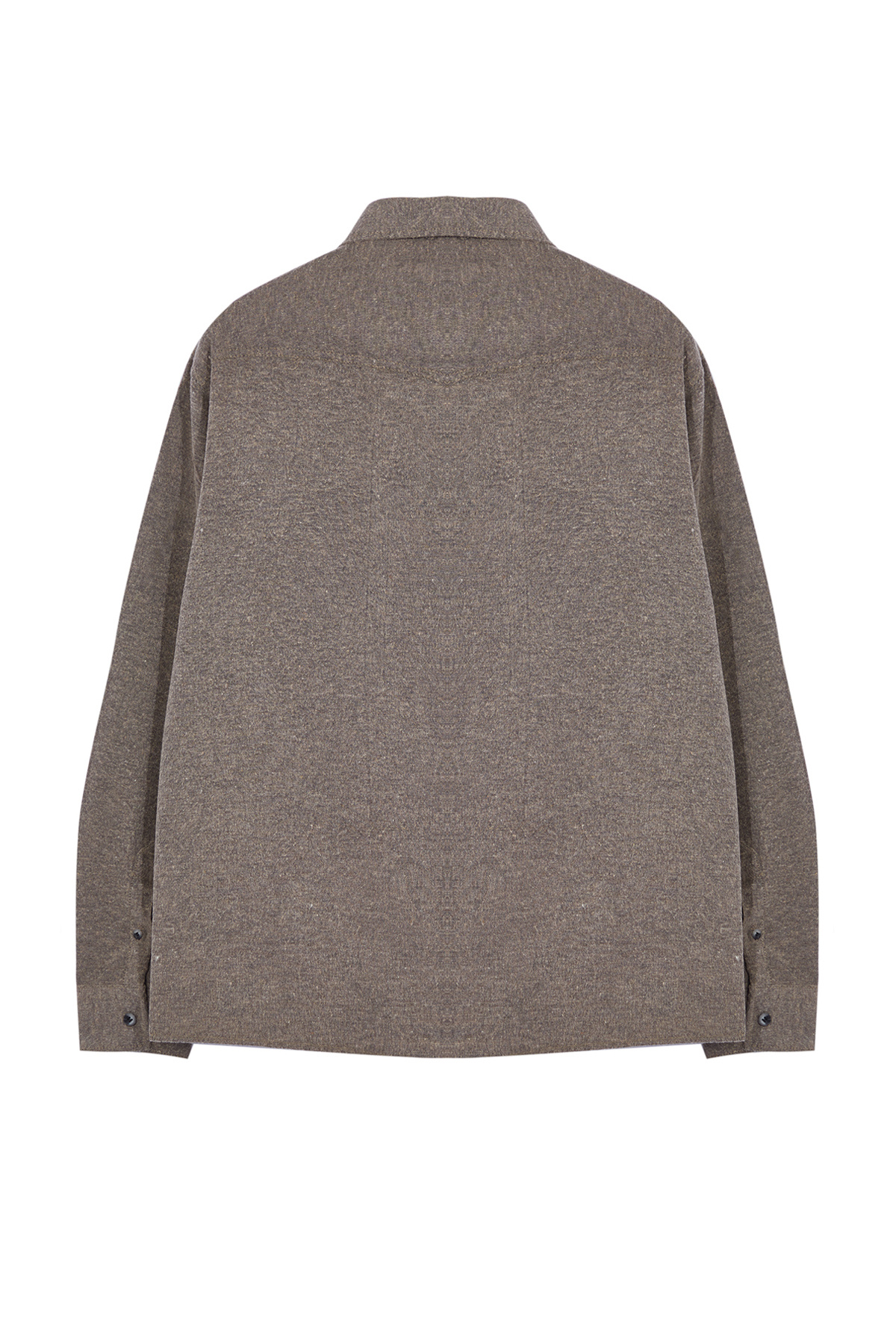 Trendyol Collection-Hellbraunes Flanell-Winter-Holzfällerhemd mit regulärer Passform und Taschen TMNAW25GO00000 7