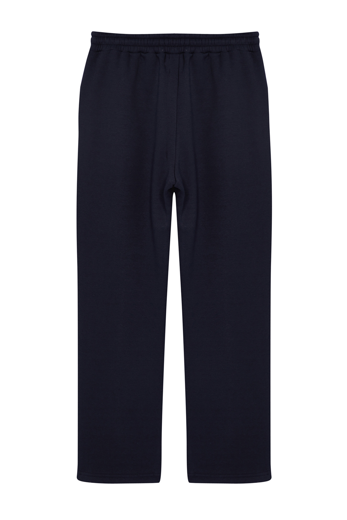 Trendyol Collection-námořnická modř podrobné prošívání tepláků s běžným střihem - TMNAW25EA00005 6