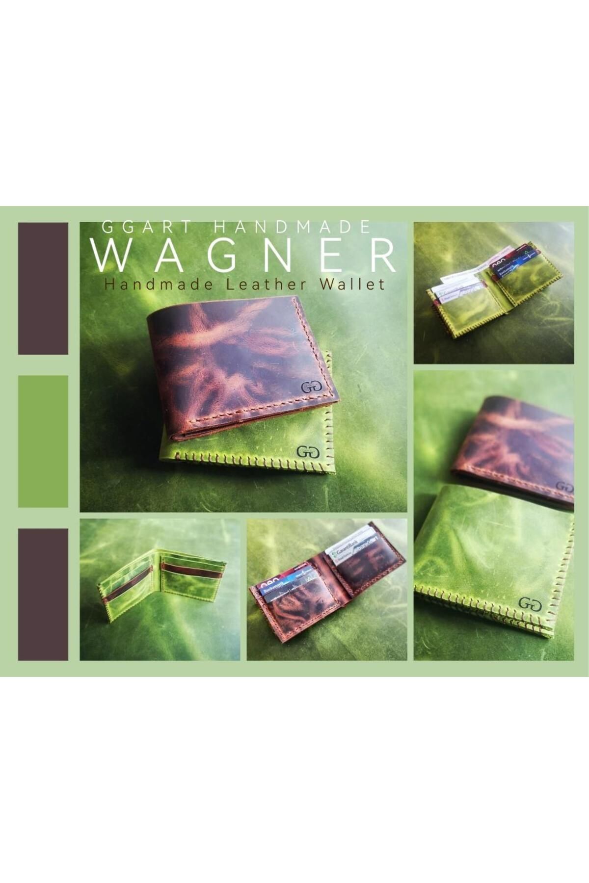Genuine Leather Handmade Wallet for Women and Men, Card Holder, Real Leather Wallet, Personalization23