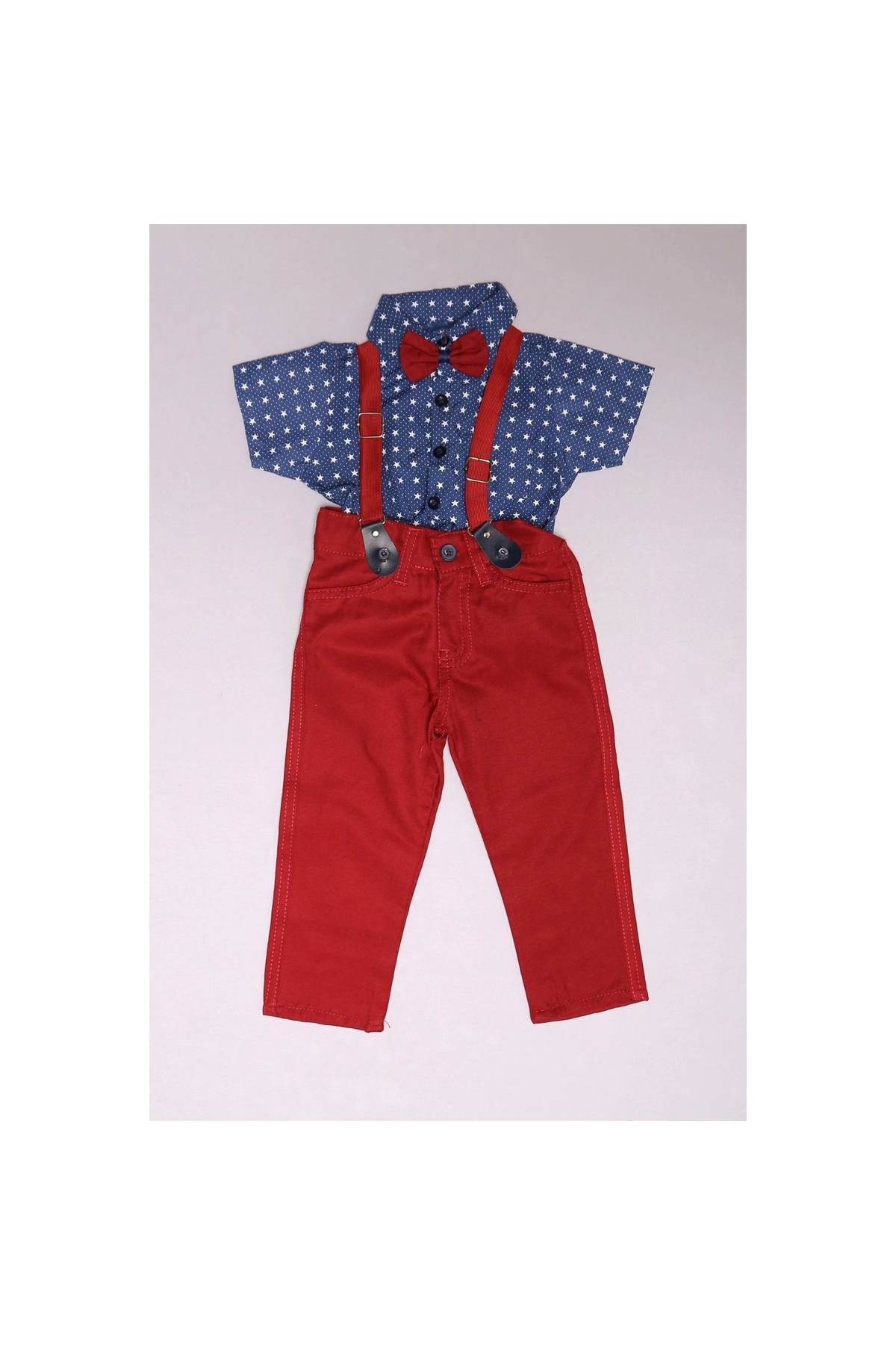 1-4 Years Old Children's Shirt Suit Navy Blue - 152476.1803.