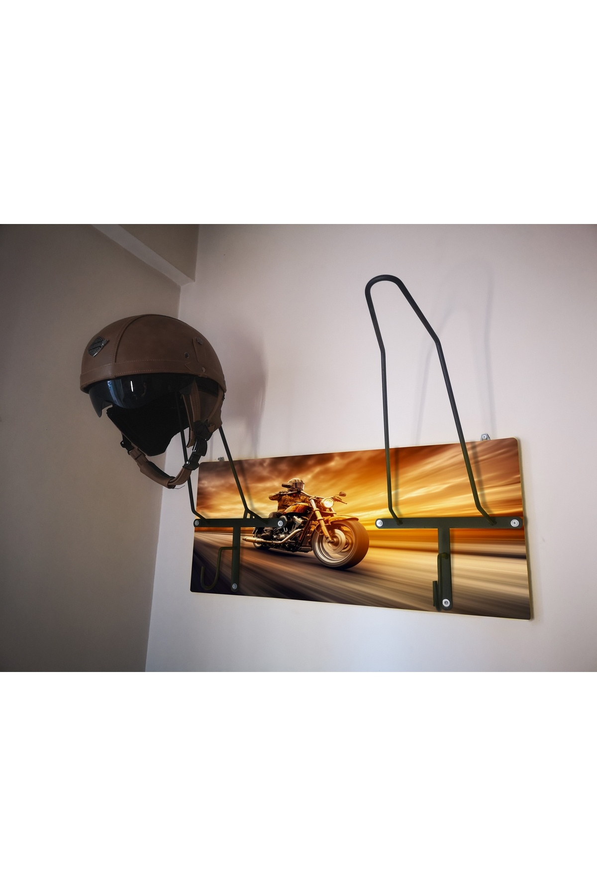 Motorcycle Helmet Hanger, Motor Helmet Hanger, Helmet Hanger MOTOGPX2V4