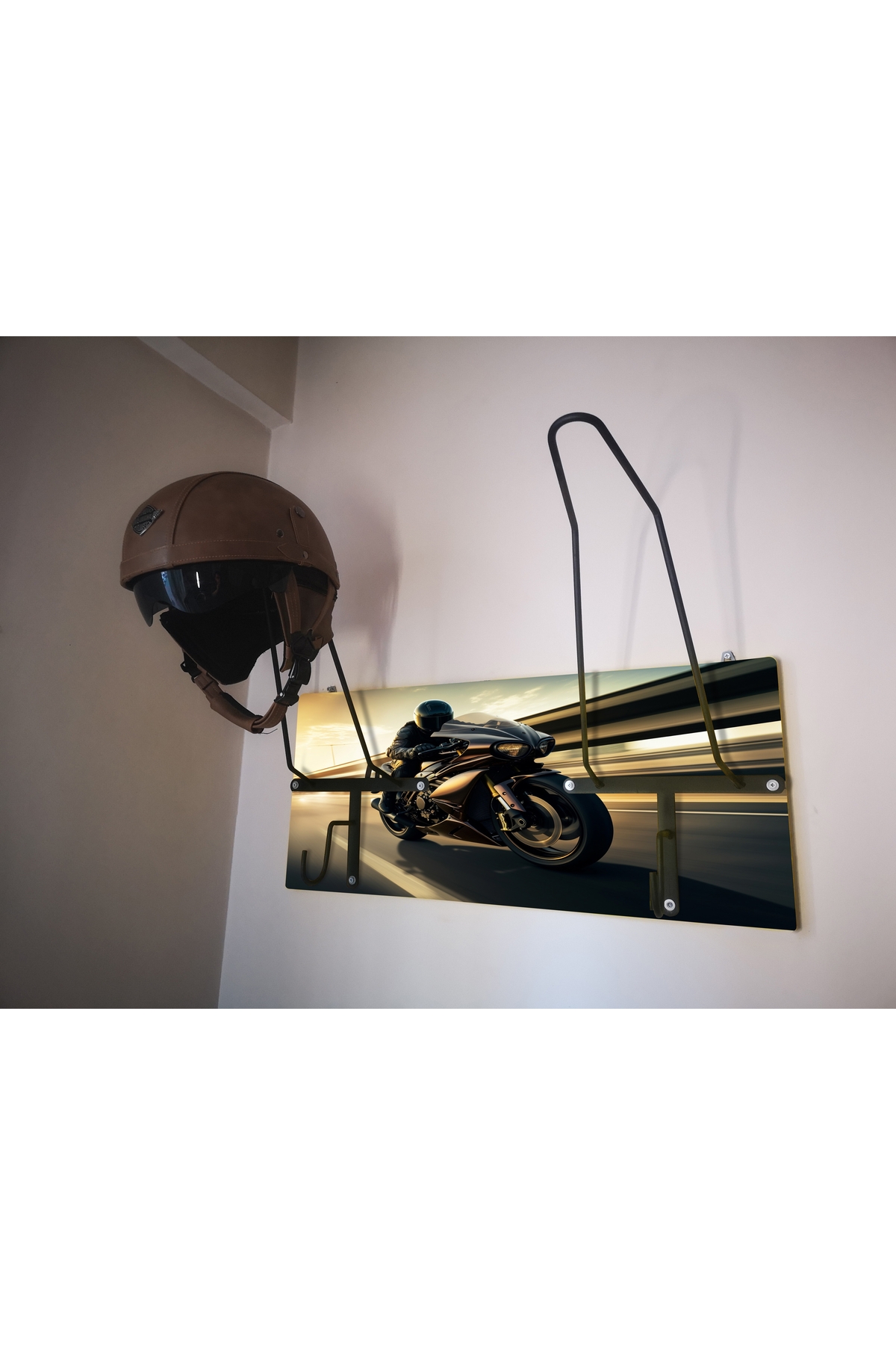 Motorcycle Helmet Hanger, Motor Helmet Hanger, Kawasakıx2v12