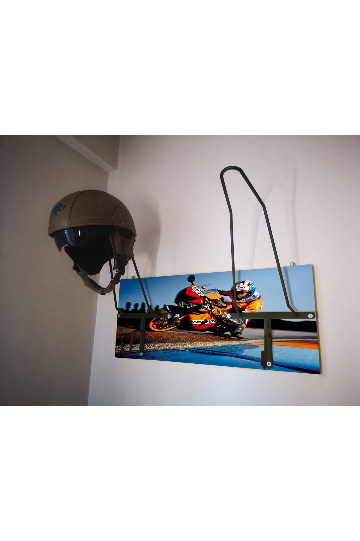 Motorcycle Helmet Hanger, Motor Helmet Hanger, Helmet Hanger 2024 Honda X2 V7