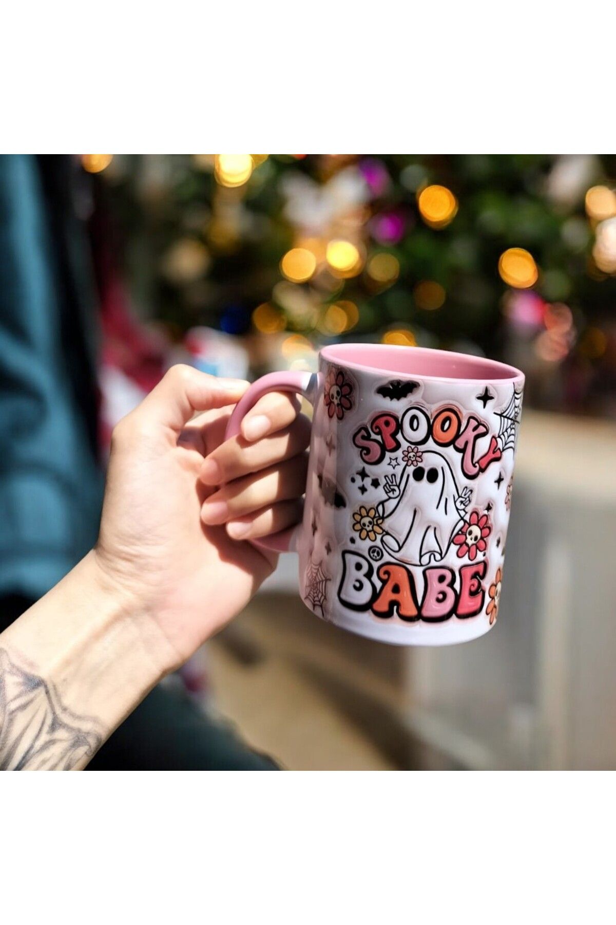 mugshop-Halloween Spooky Design Gift Mug - for Halloween 3