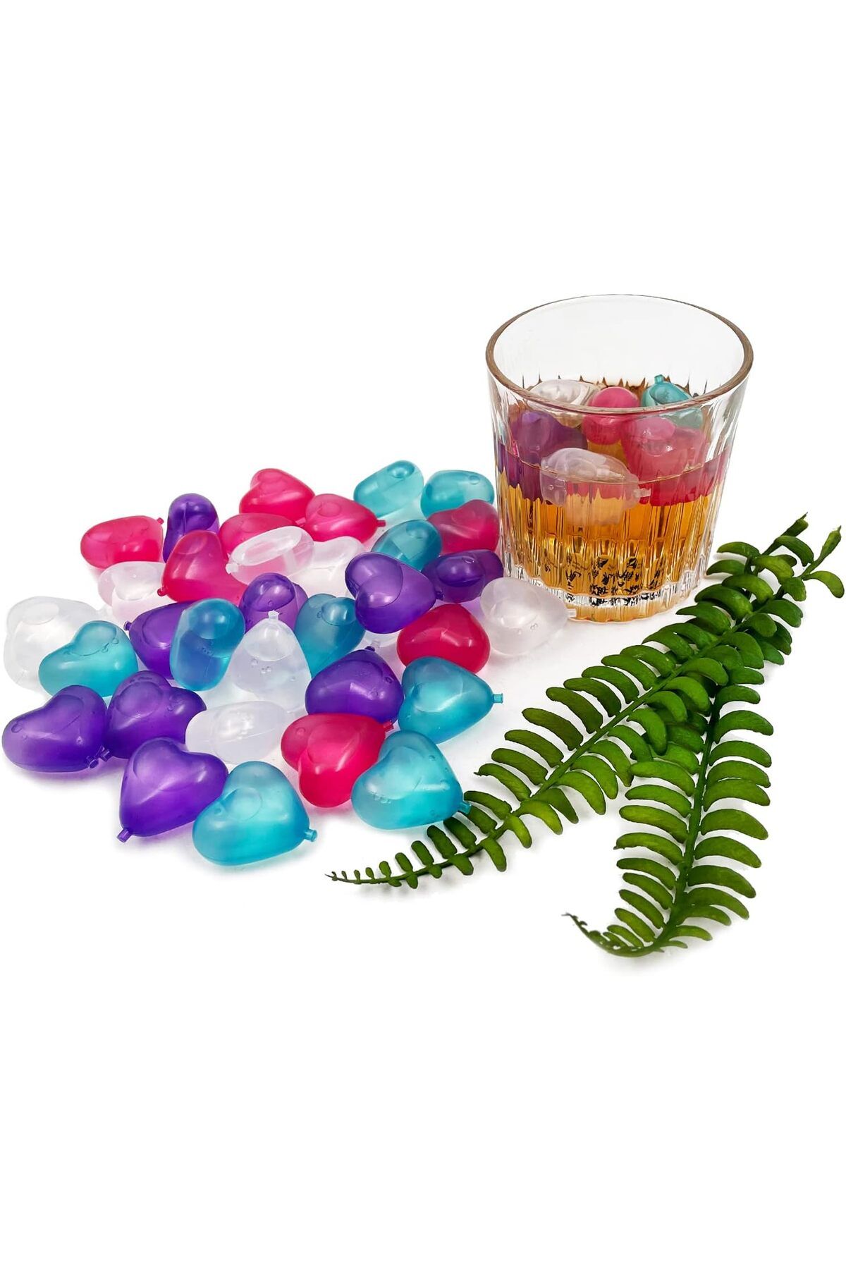 ARVALE-20 Reusable Non-Melting Ice Cubes - Heart Shaped 5