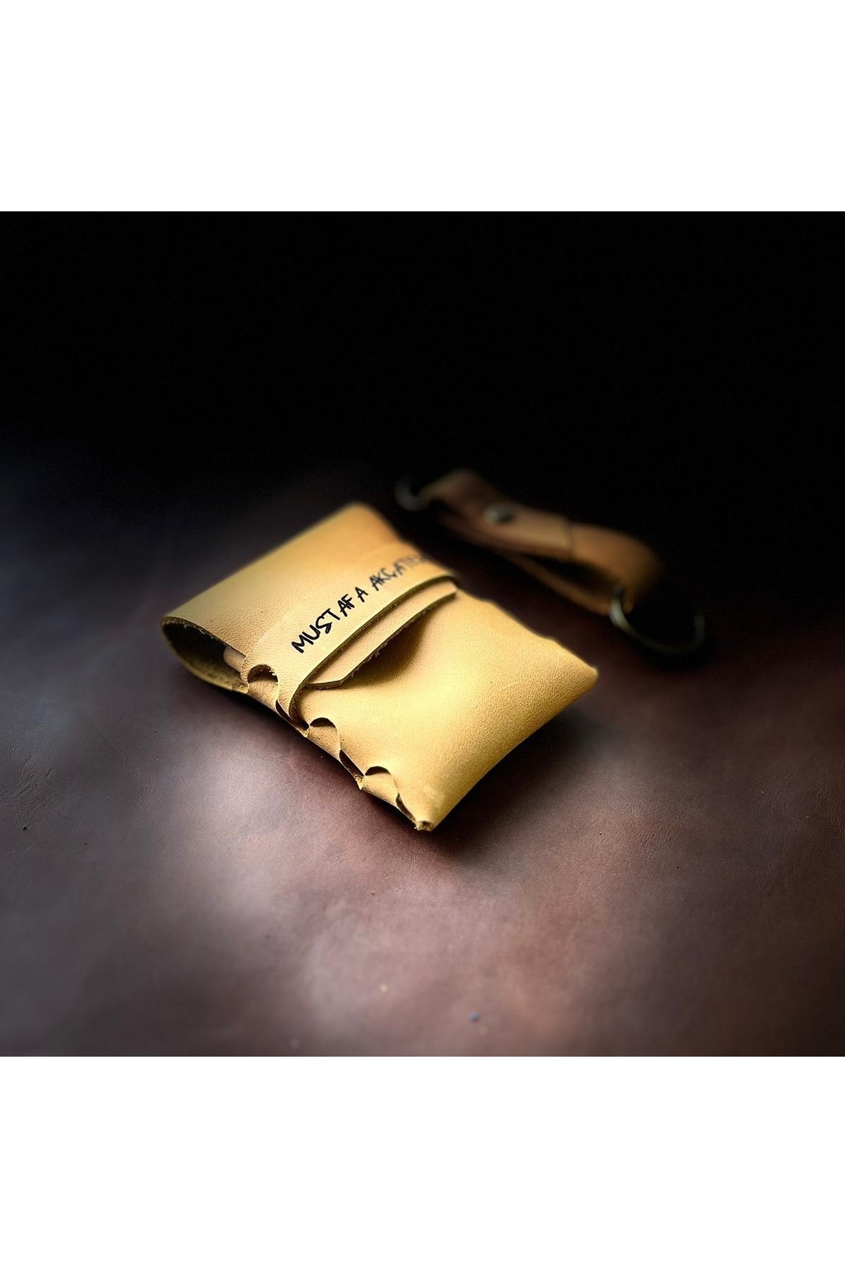 BARISTA GENUINE LEATHER HAND MADE ORIGAMI CARD HOLDER, WALLET