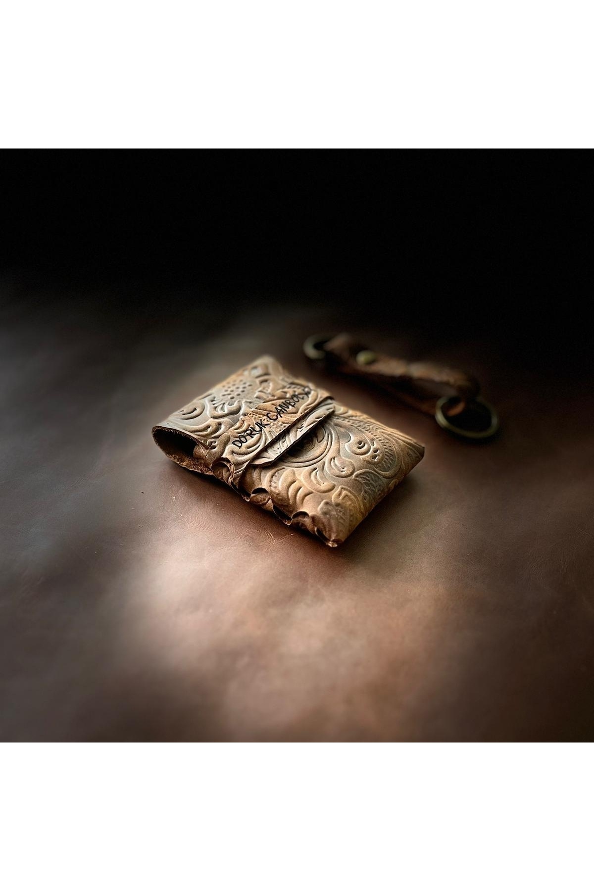 BARISTA GENUINE LEATHER HAND MADE ORIGAMI CARD HOLDER, WALLET