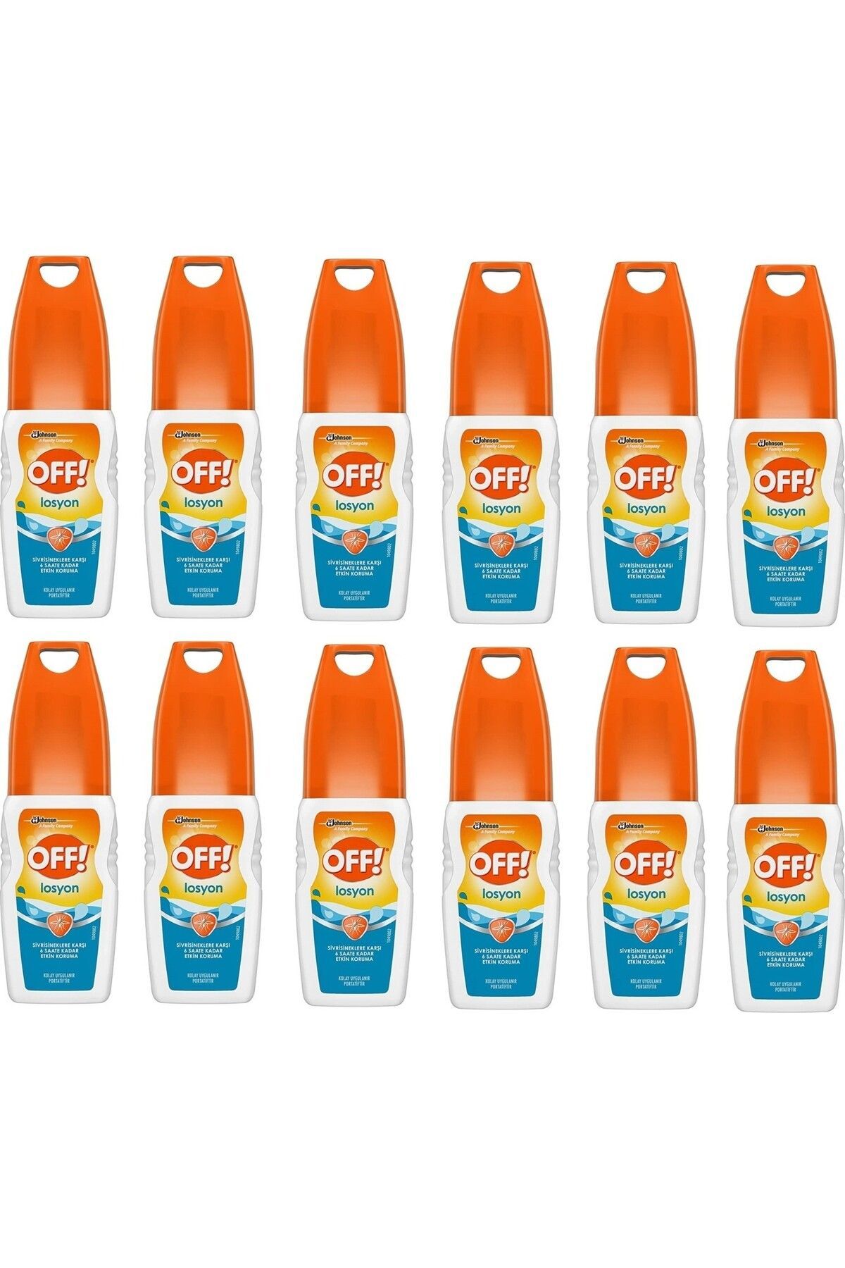 Toptancı Amca Off Aqua Sinek Kovar Losyon 100 ml Sprey 12'li Set