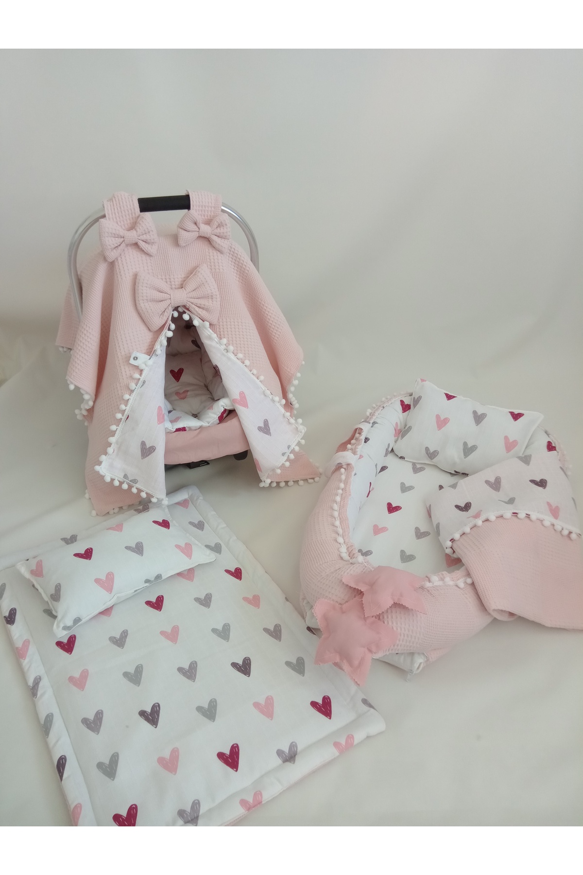 çift taraflı Puset Örtüsü Puset Minder puset çarşafı babynest battaniye ve altaçma