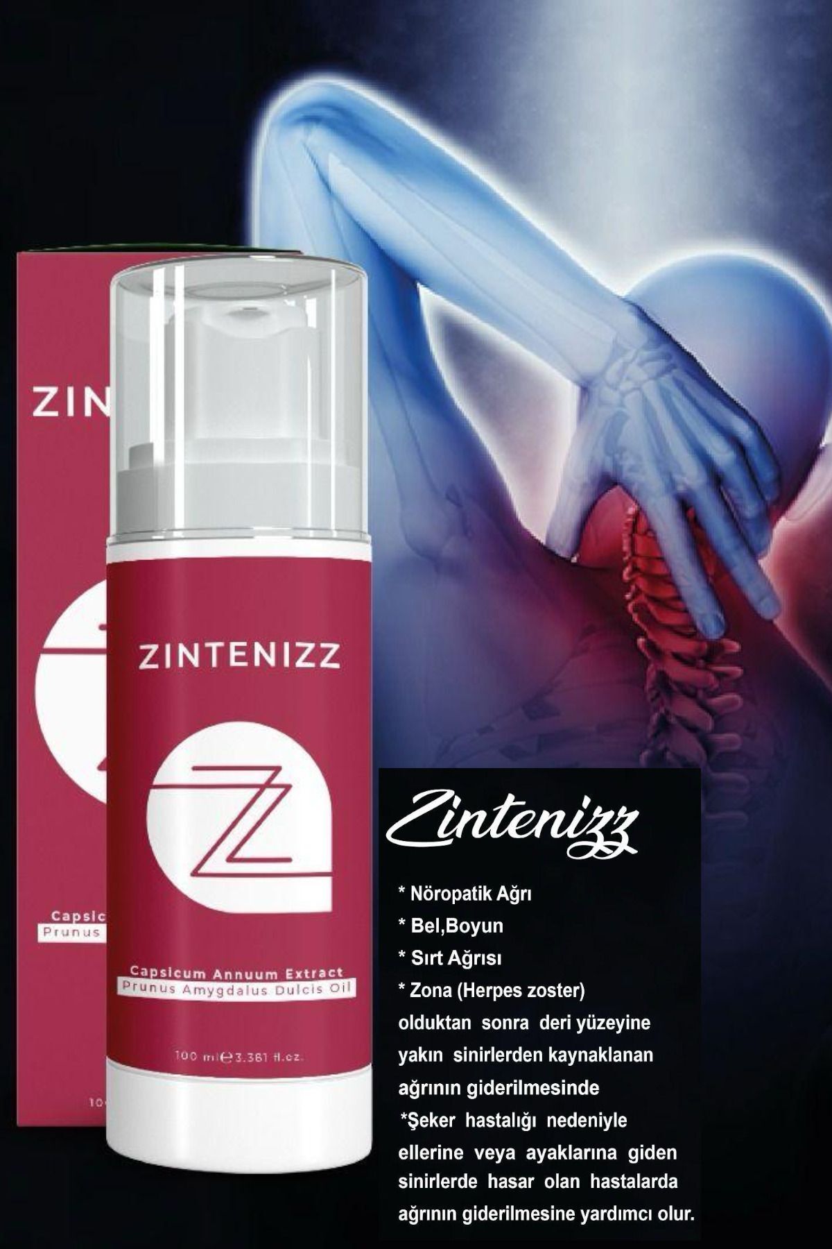wonderway Z nten zz Gel Cream with Capsaicin with Pain and Firming Effect Trendyol
