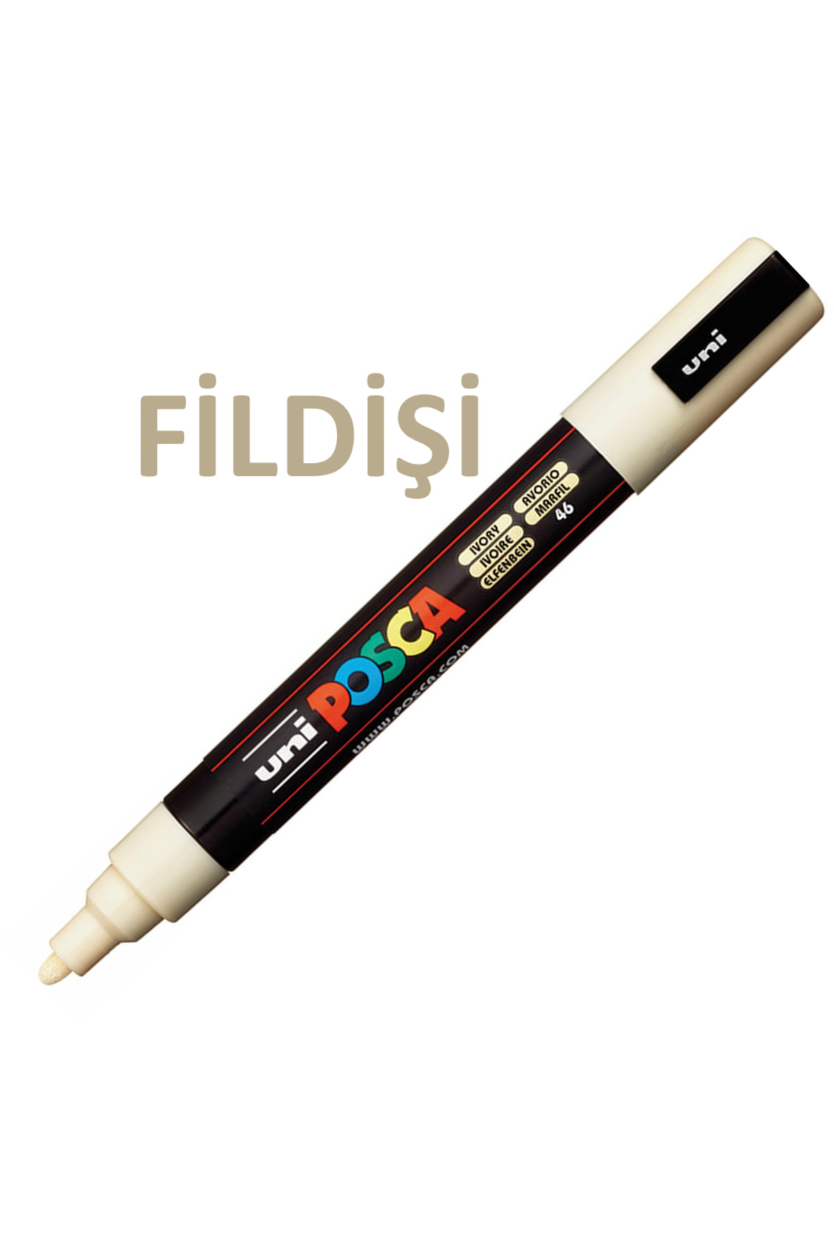Posca Ivory Marker Pc-5m (1.8-2.5mm) Poska Pc5m Pc - 5m