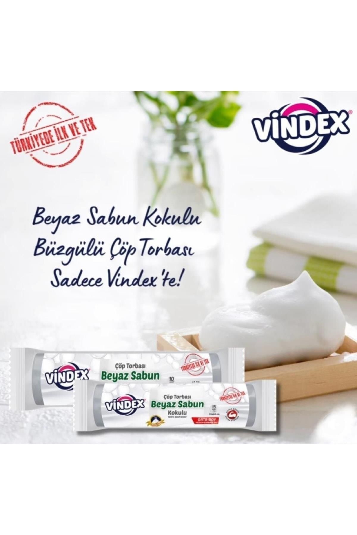 Vindex-White Soap Scented Garbage Bag with Drawstring Large Size 1