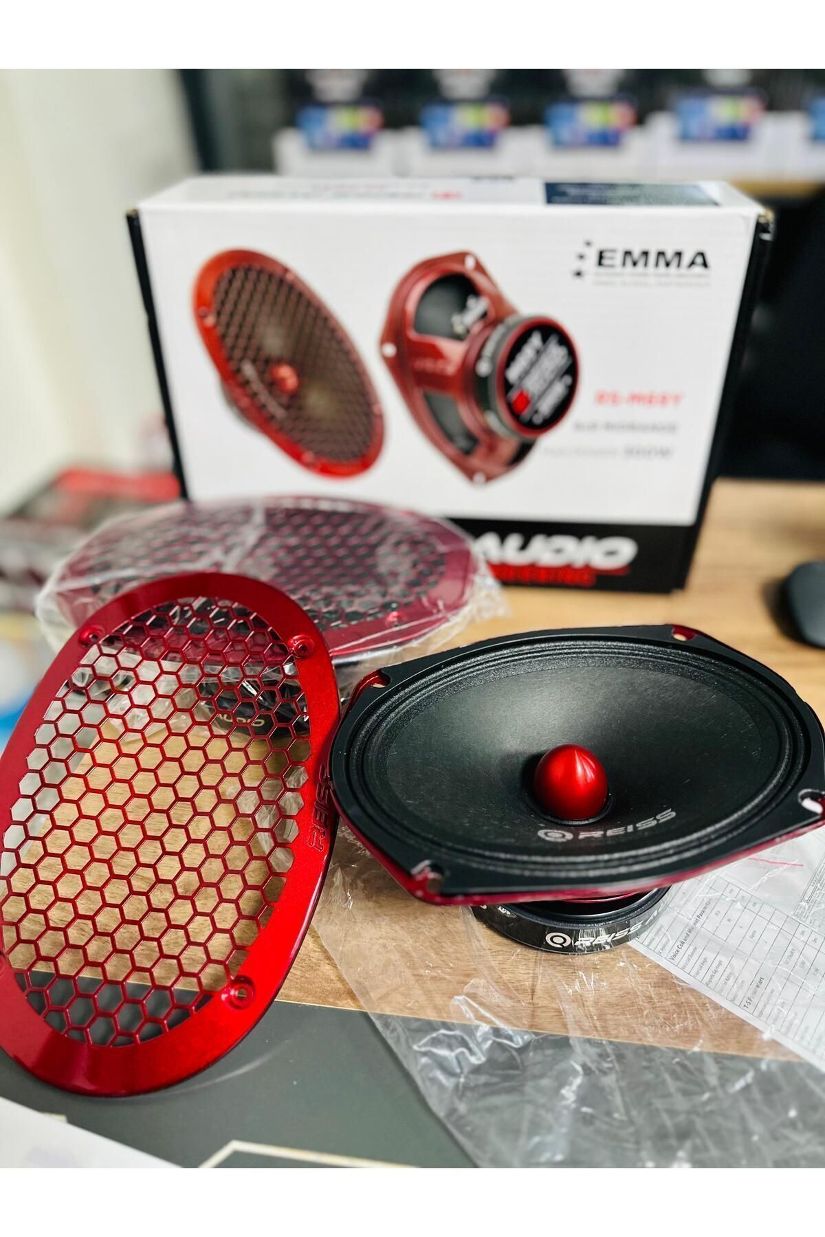 audio oval midrange m69y 250w 100 rms - 2