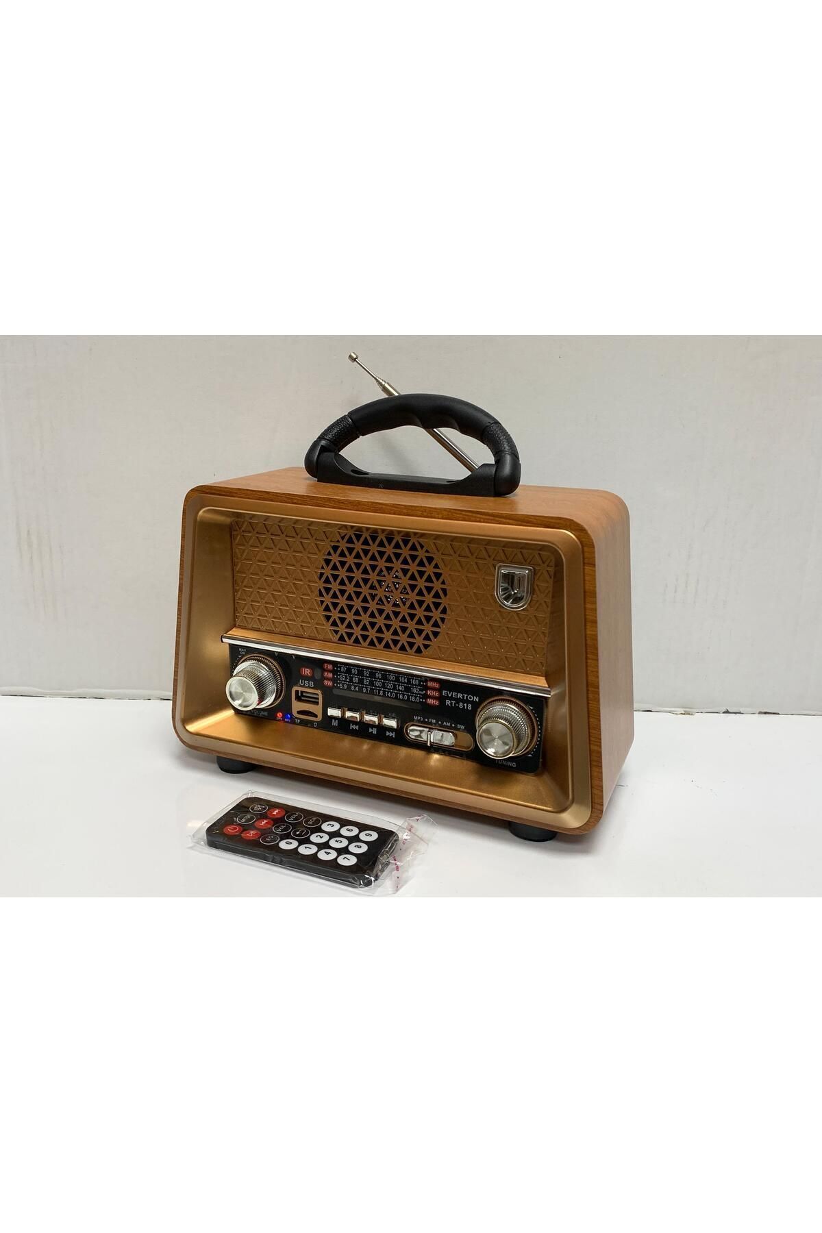 Everton Rt-818 Bluetoth Fm Usd Usb Sd Telefon Şarjlı Nostaljik Radyo