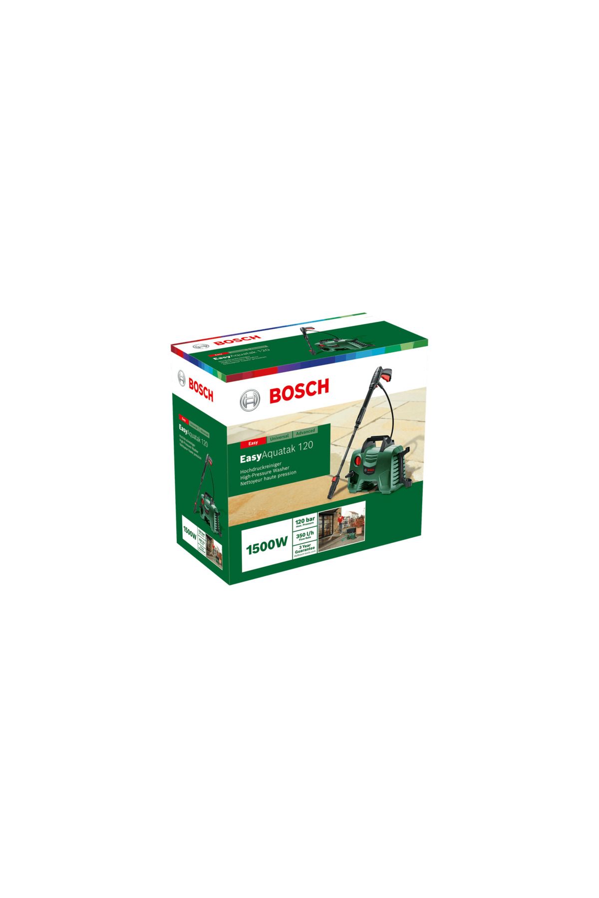 Bosch-High Pressure Washer EasyAquatak 120, 1500W 2
