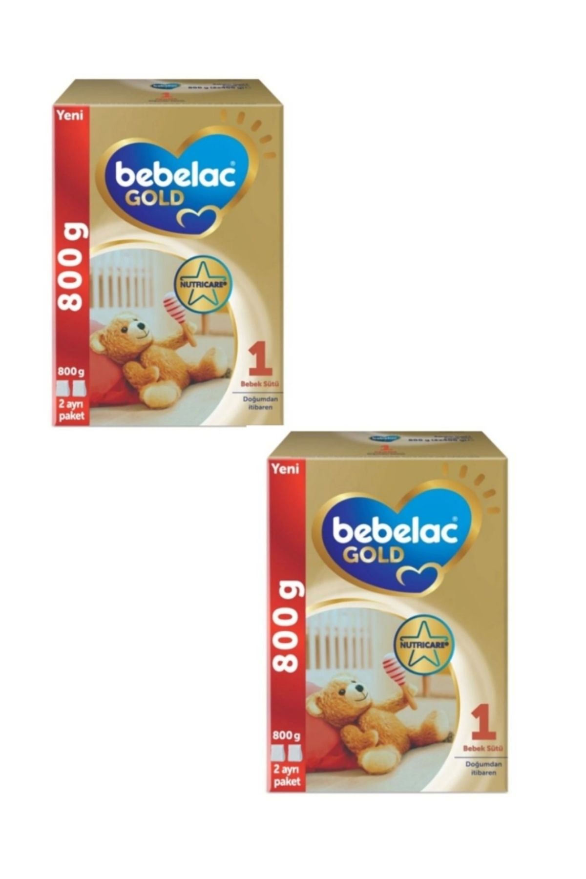 Bebelac Gold 1 Numara 800 gr X 2 Adet Avantaj Paketi-kofre