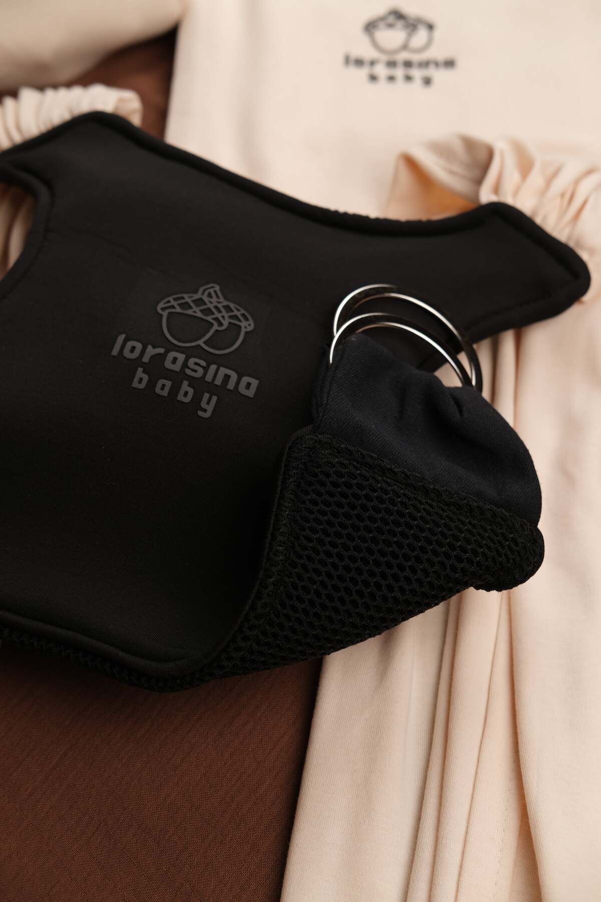 Lorasina Baby Sırt Destekli Ayarlanabilen Sling, Wrap, Taşıma Şalı, Ana Kucağı fotoğrafı 2 (önizleme)