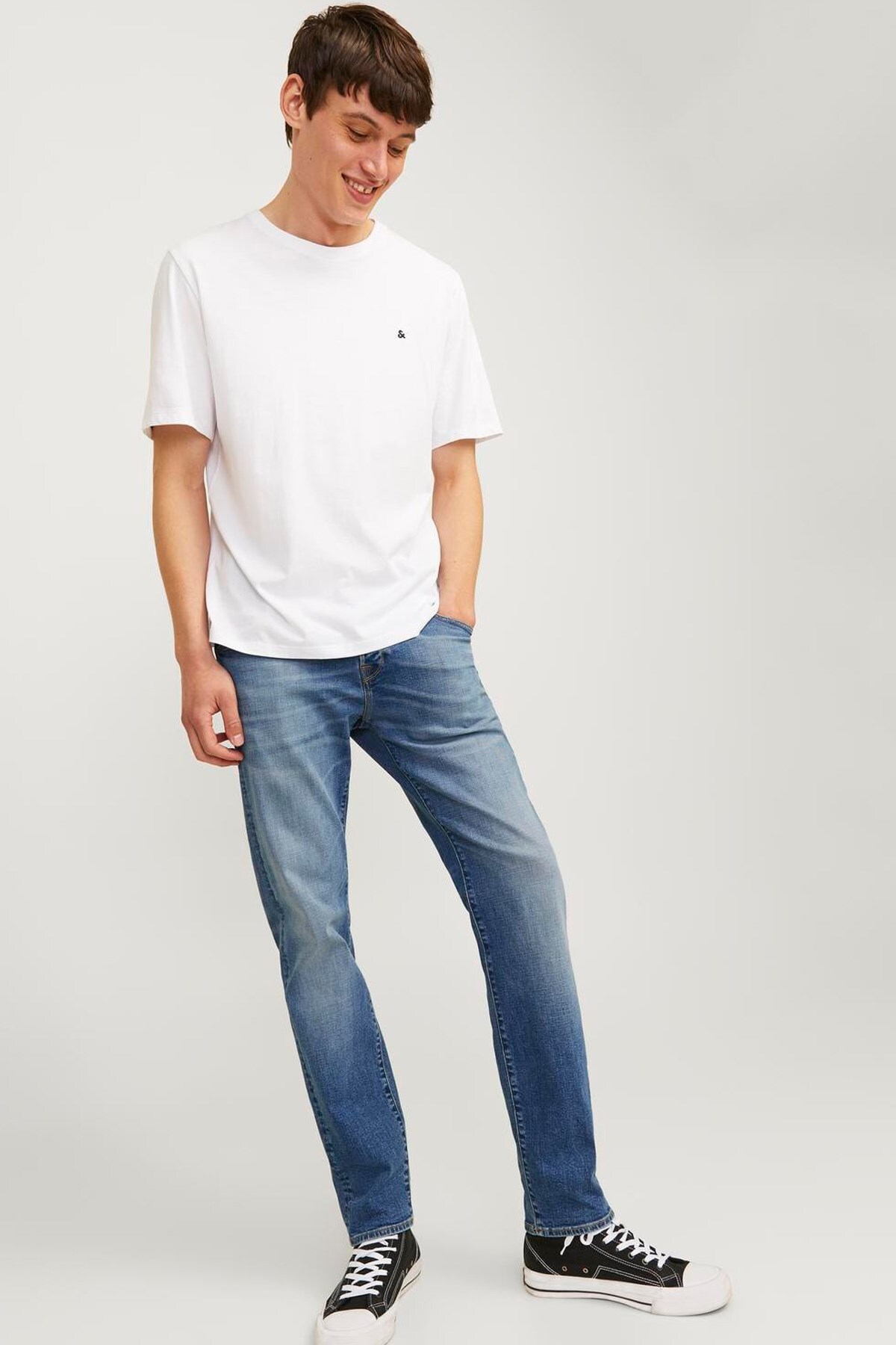 شلوار جین مردانه راسته فاق نرمال | جک اند جونز Jack & Jones 12258194 - تصویر 3