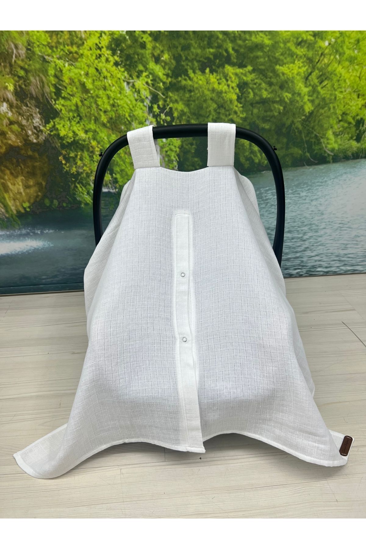 Sahra İpek müslin puset örtüsü fotoğrafı 2 (önizleme)