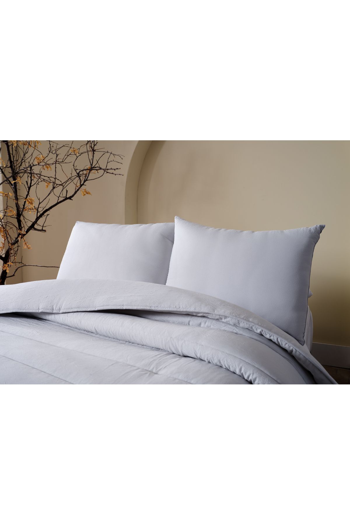 Doqu Home-Light Gray Single Cloudy Quilt Set 2