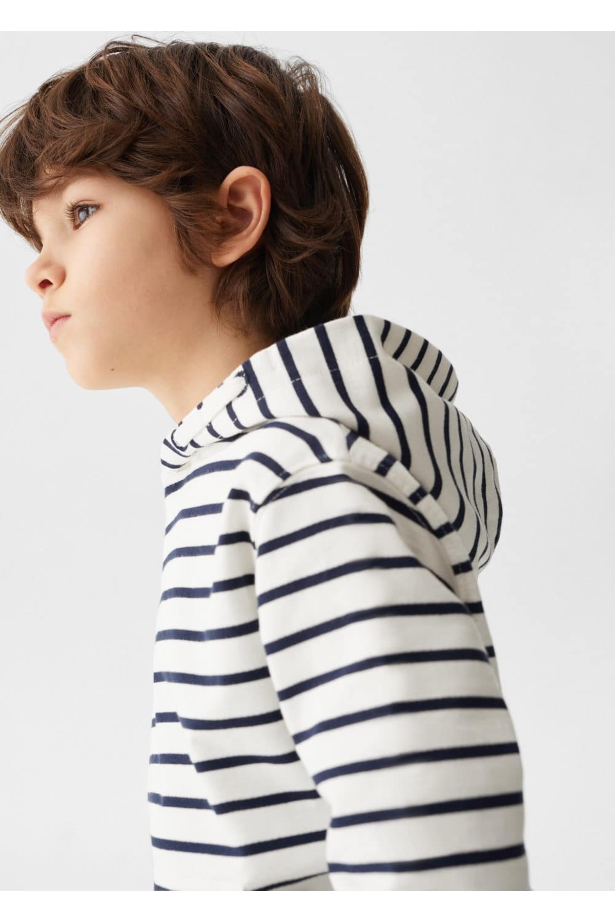 سویشرت پسرانه سفید MANGO Kids | 67014463 اورجینال - تصویر 5