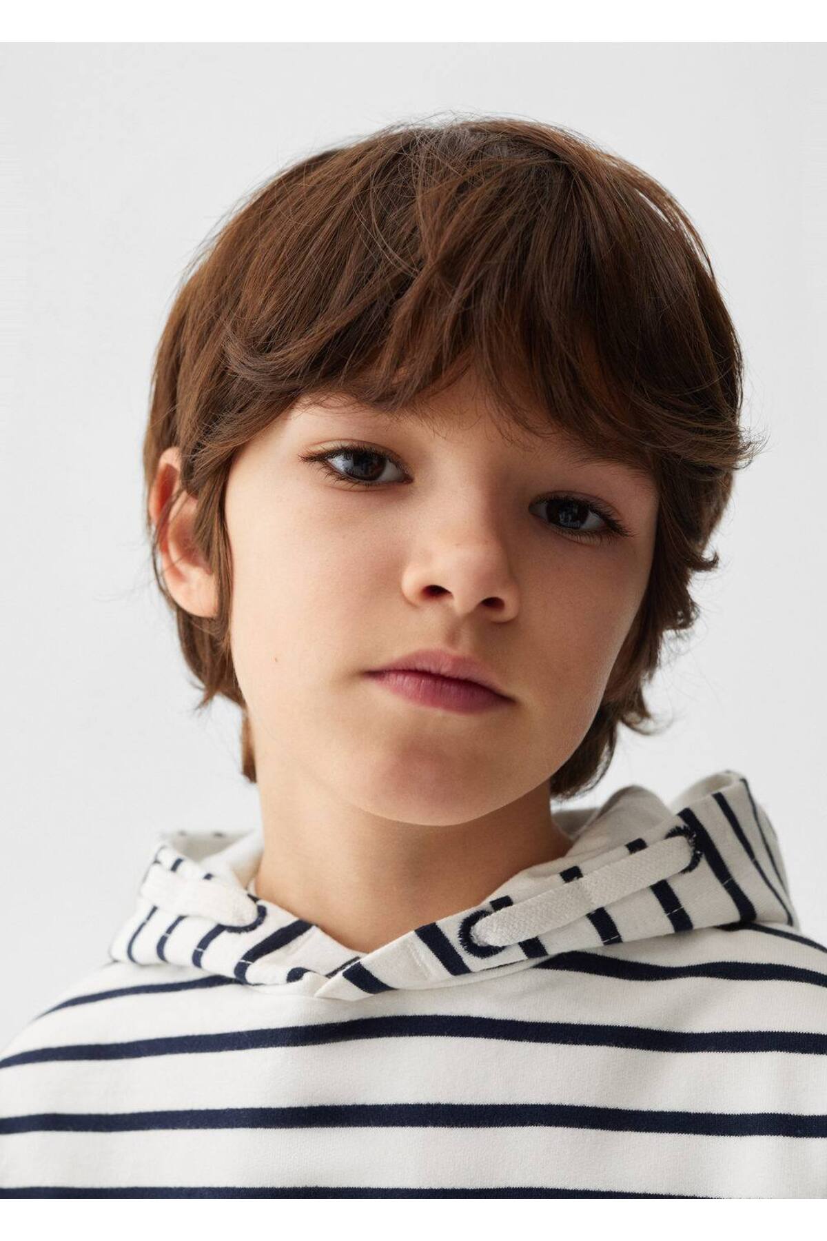 سویشرت پسرانه سفید MANGO Kids | 67014463 اورجینال - تصویر 6