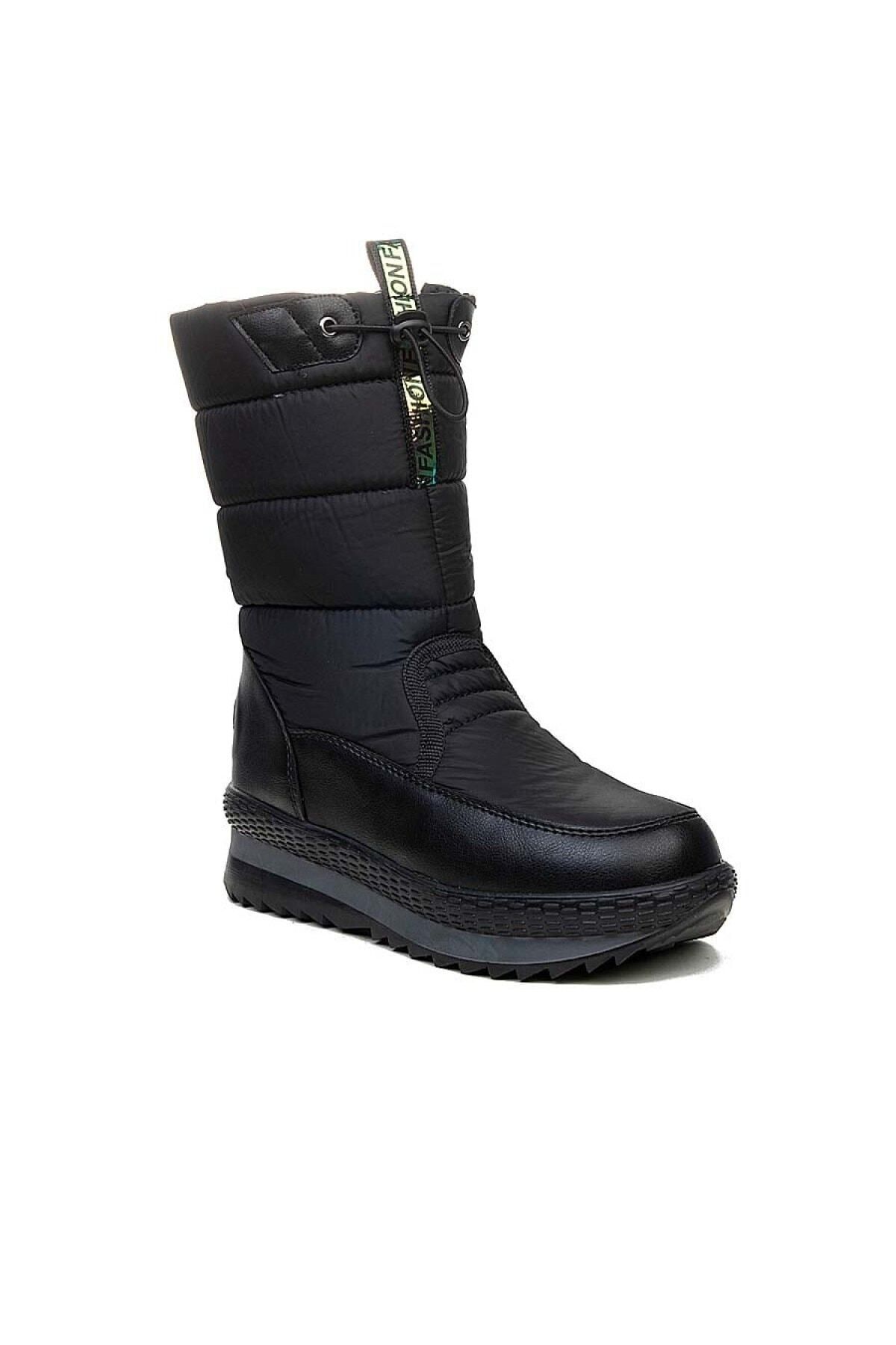 Sportlife Kadın Kar Botu Soğuğa Dayanıklı Içi Kürklü Siyah