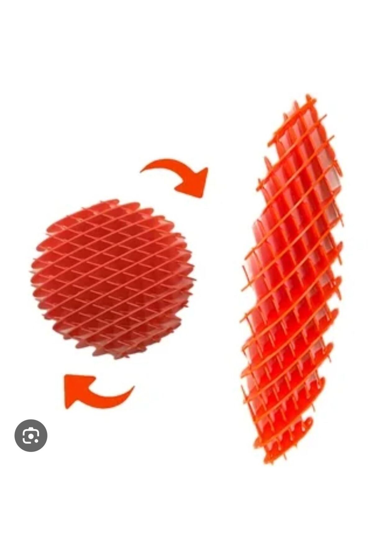 ümit toys-Orange Worm Fidget Morf - Stress Relief Worm Spring 1 Piece 7