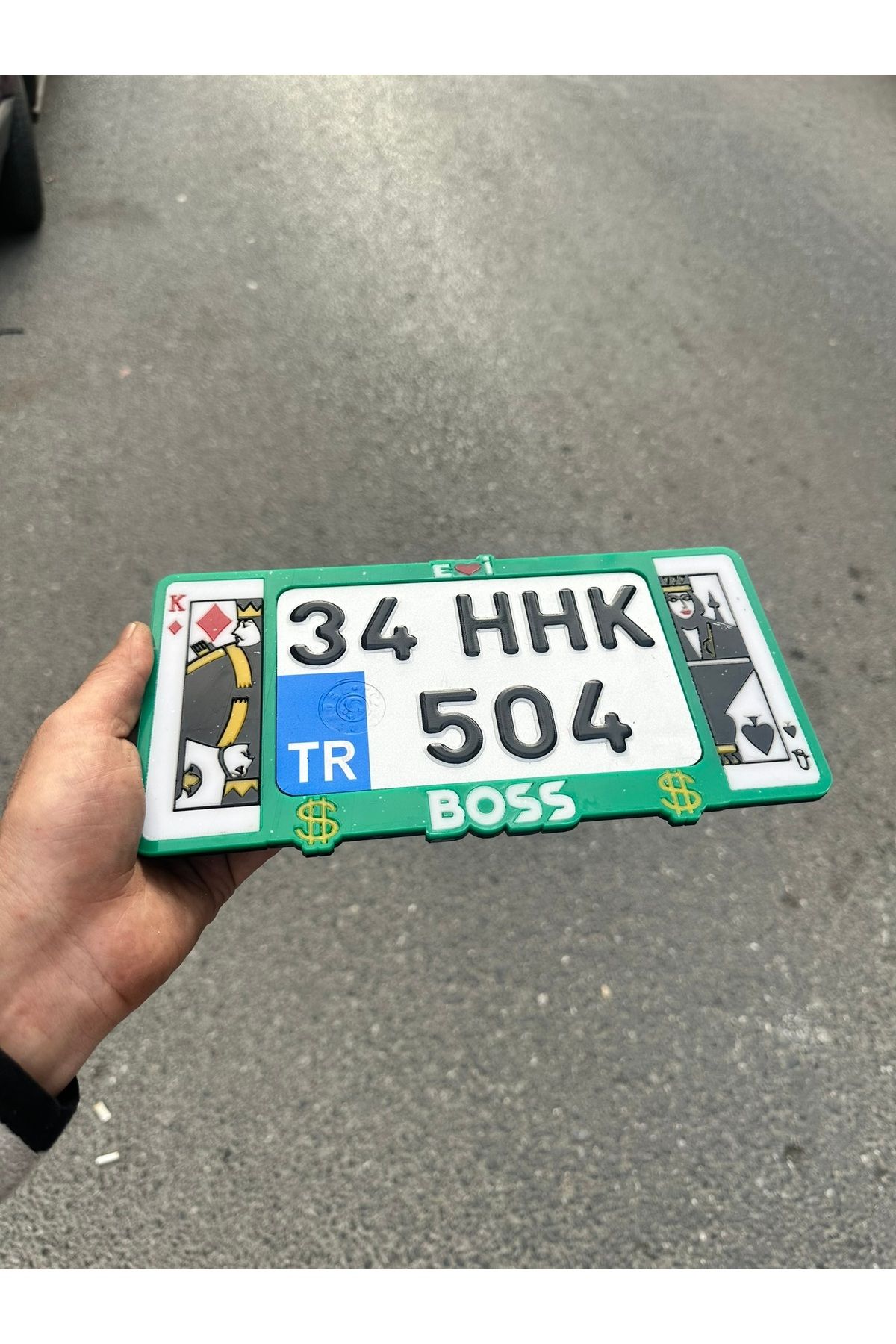 Motor Pleksi Plakalık Özel Tasarım