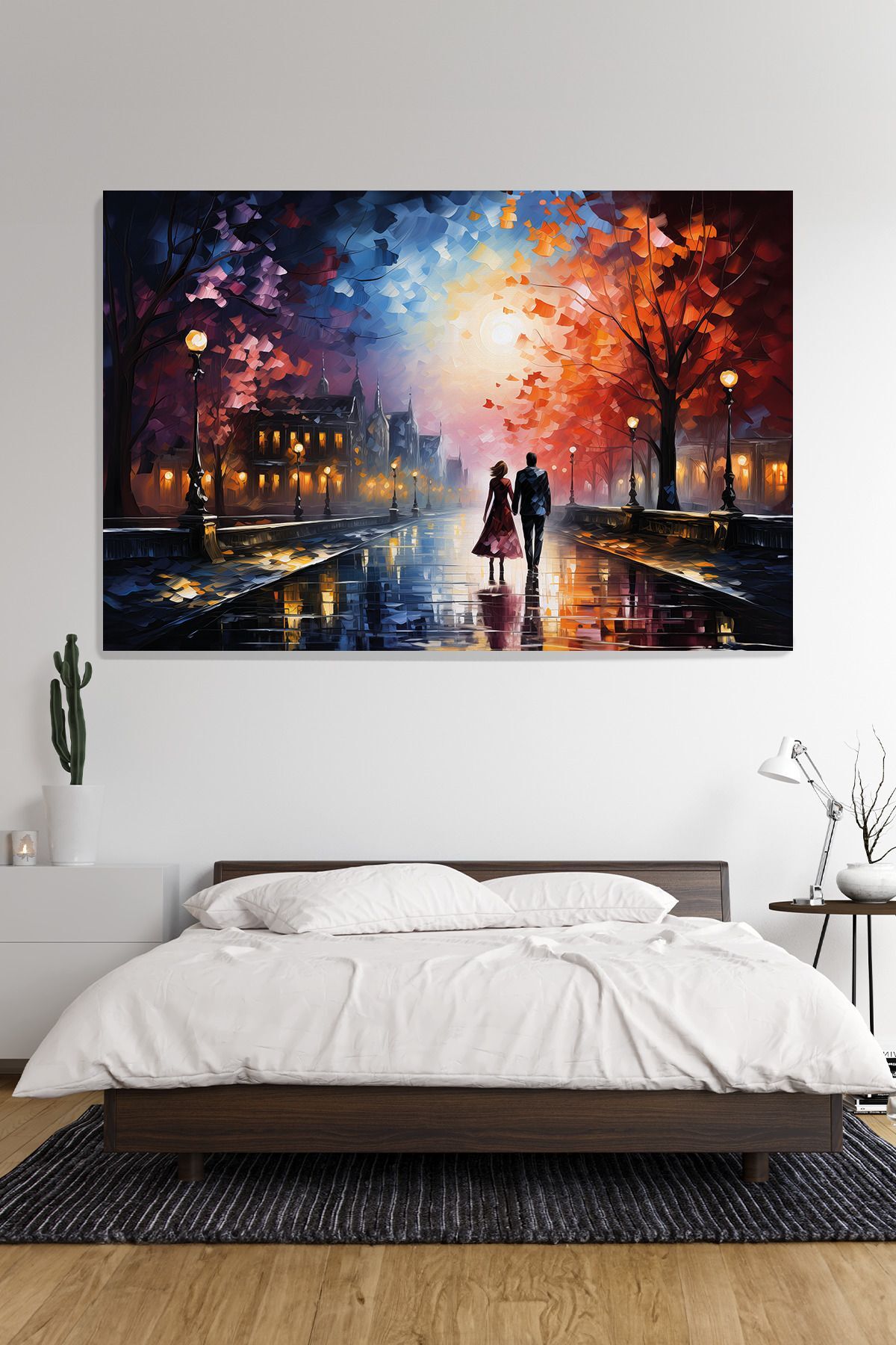To Infinity Together - Canvas Wallpaper - Bedroom decoration