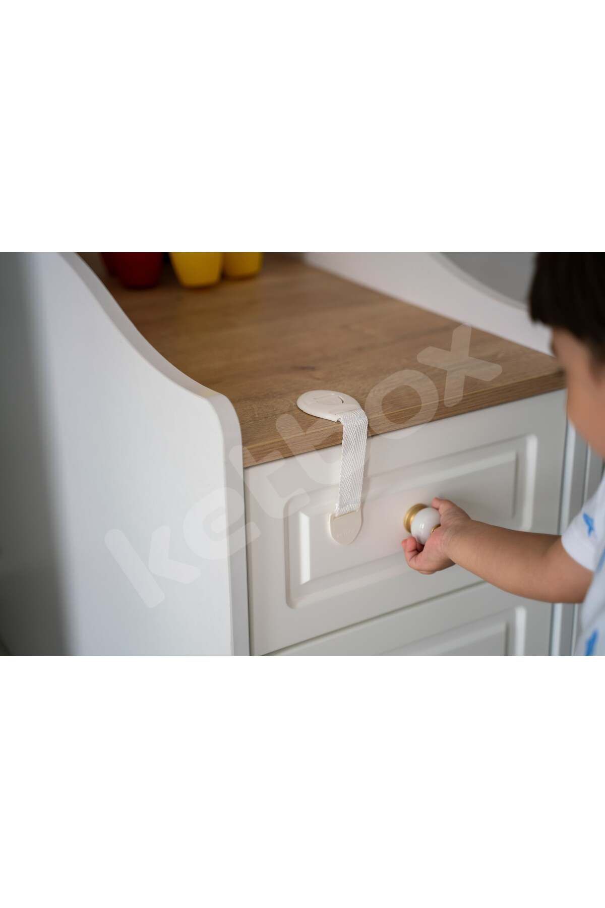 ketbox Bebek Güvenlik Kilidi Çocuk Çekmece Dolap Beyaz Eşya Güvenlik Emniyet Kilidi Çok Amaçlı Kilit 1 Adet fotoğrafı 5 (önizleme)