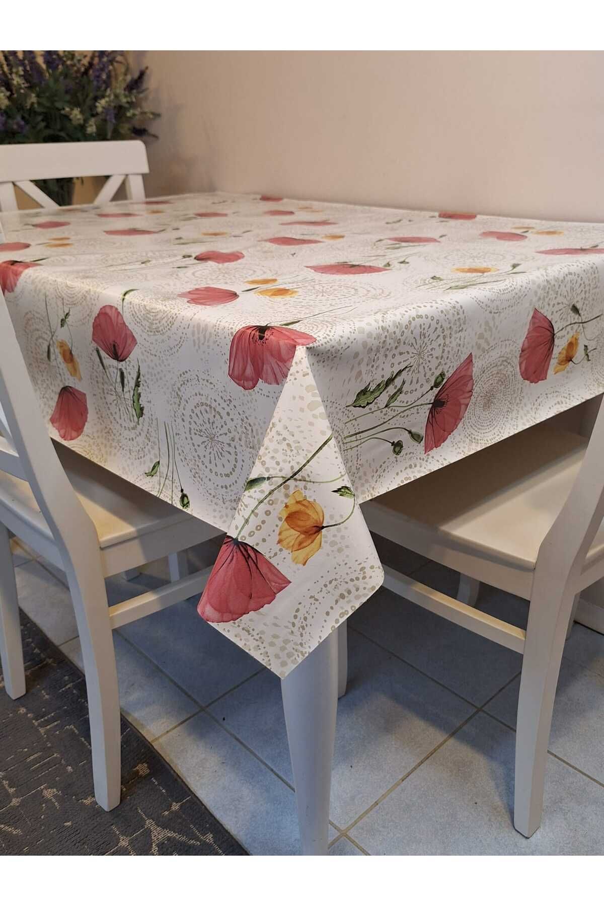 Başak Ev Tekstili-Patterned FiberPvcOilcloth - Wipeable Table Cloth 5