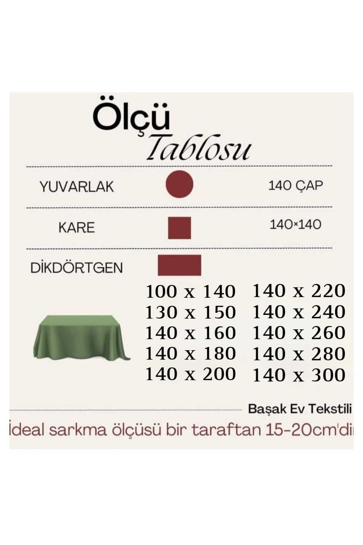 Başak Ev Tekstili-Patterned FiberPvcOilcloth - Wipeable Table Cloth 7