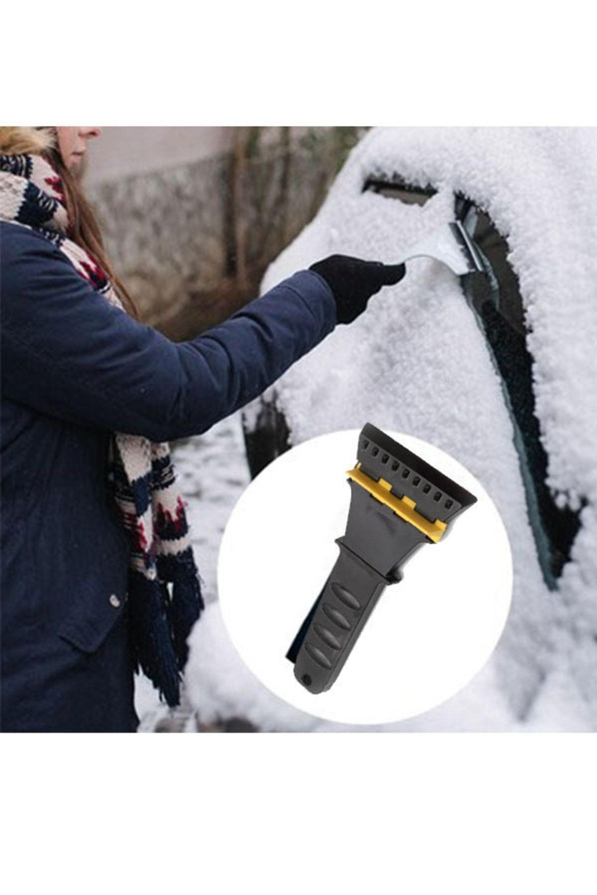 MeyZone-Auto Car Window Glass Fridge Ice Snow Ice Crusher Scraping Scraper Windshield Cleaner Ice Scraper 2