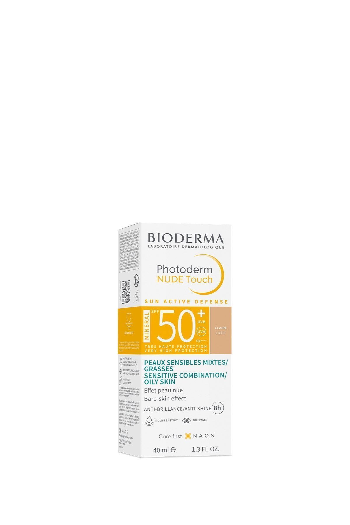کرم ضد آفتاب فتودرم نود تاچ SPF 50+ Light 40ml Bioderma