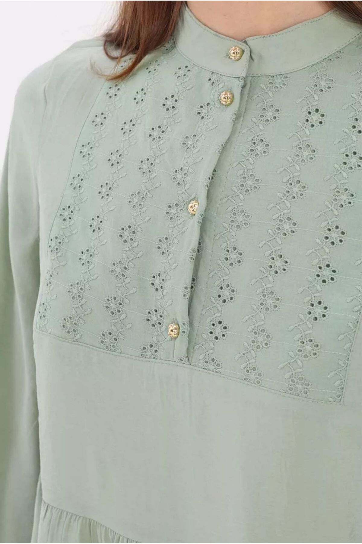ALLDAY-Scalloped Half Placket Tunic 5
