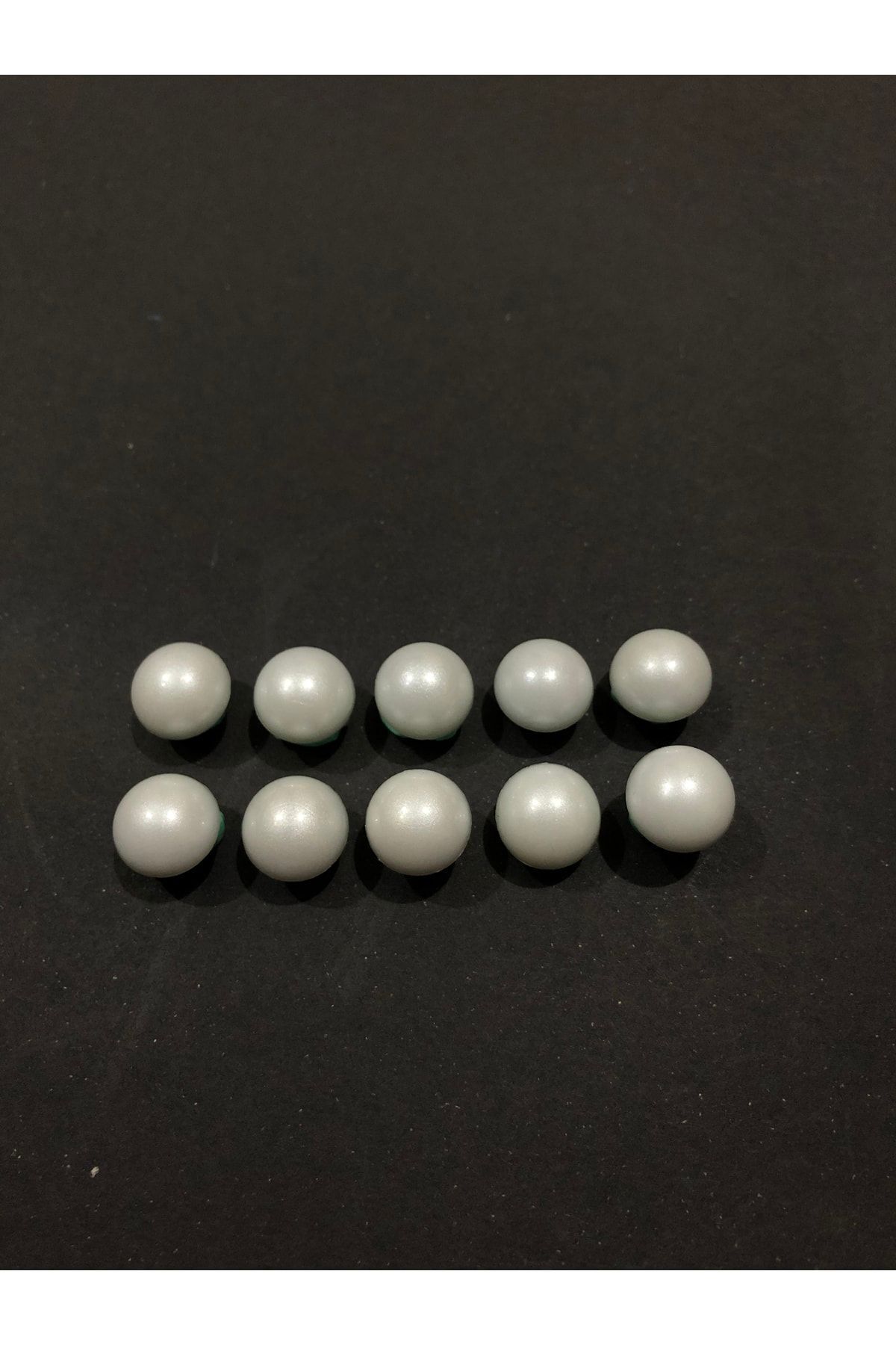 aensia-Half Pearl Button Plastic Button 18 Size Buttons - Pack of 10 Buttons 1