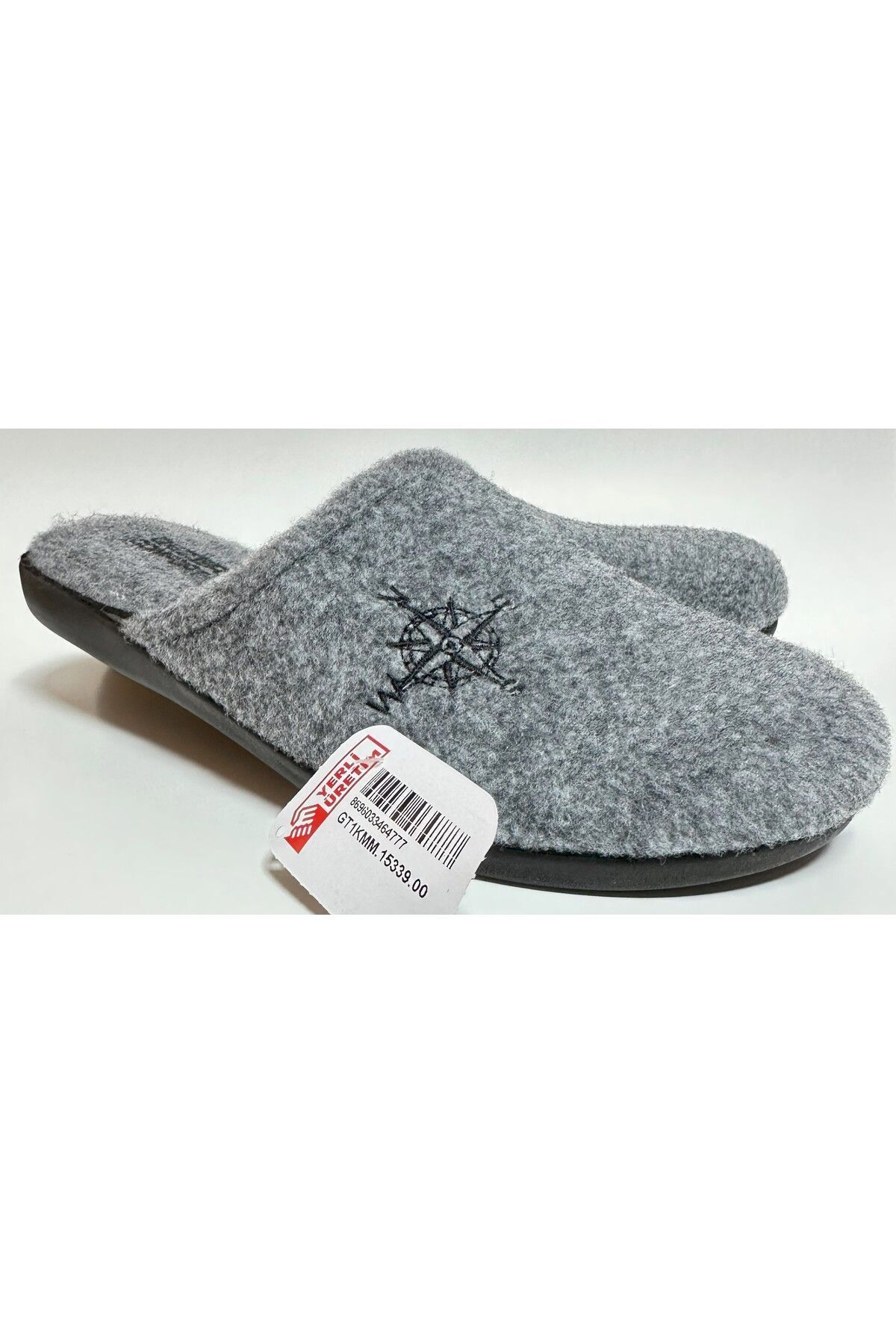 GEZER-MEN'S FELT COMFORTABLE LIGHT HOME AND MISFIR SLIPPERS 2
