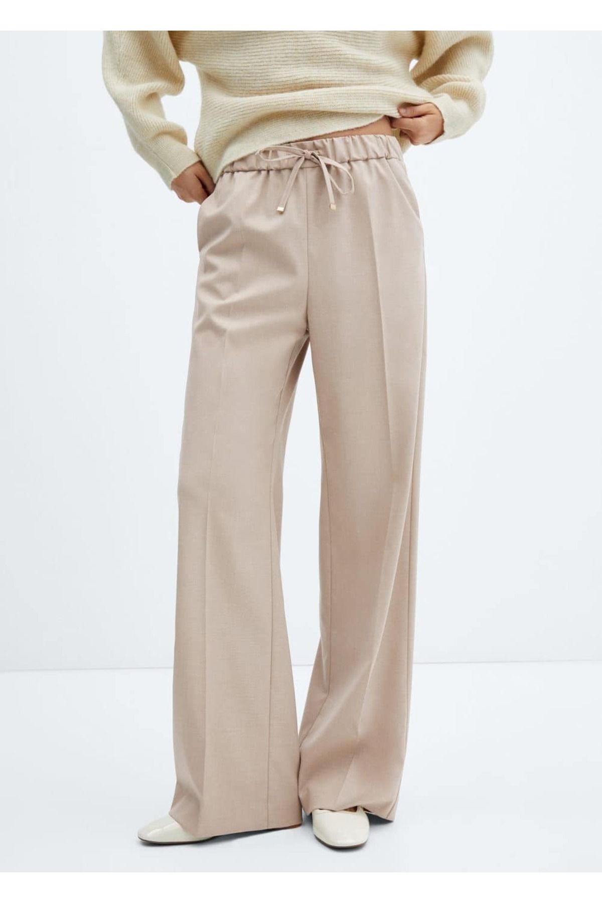 Wide leg pants mango hot sale