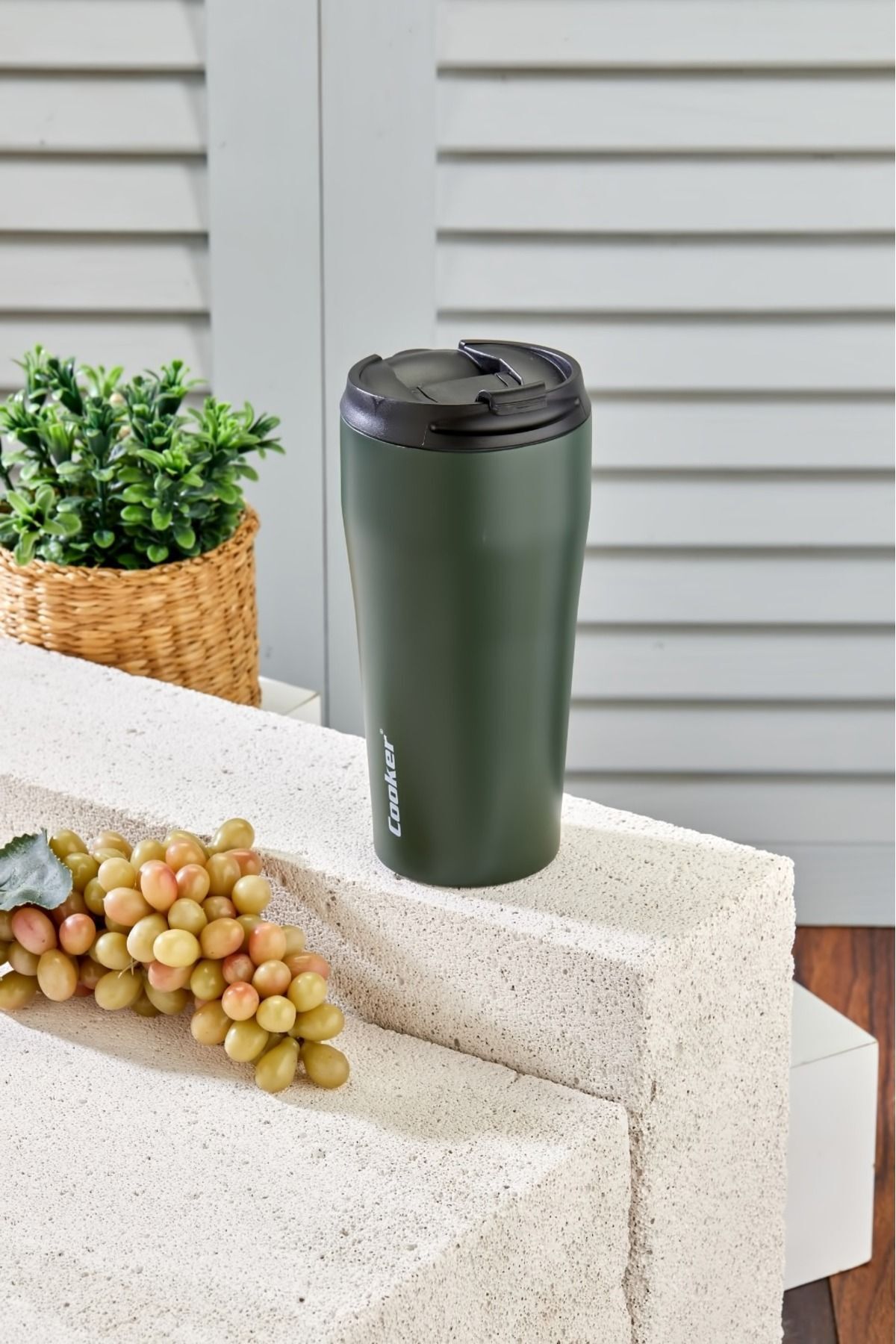 فلاسک نارنجی 0.40 میل ترموس استیل ضدزنگ دو طبقه Tea Picnic Camp Outdoor Office Hotel Cafe Cooker