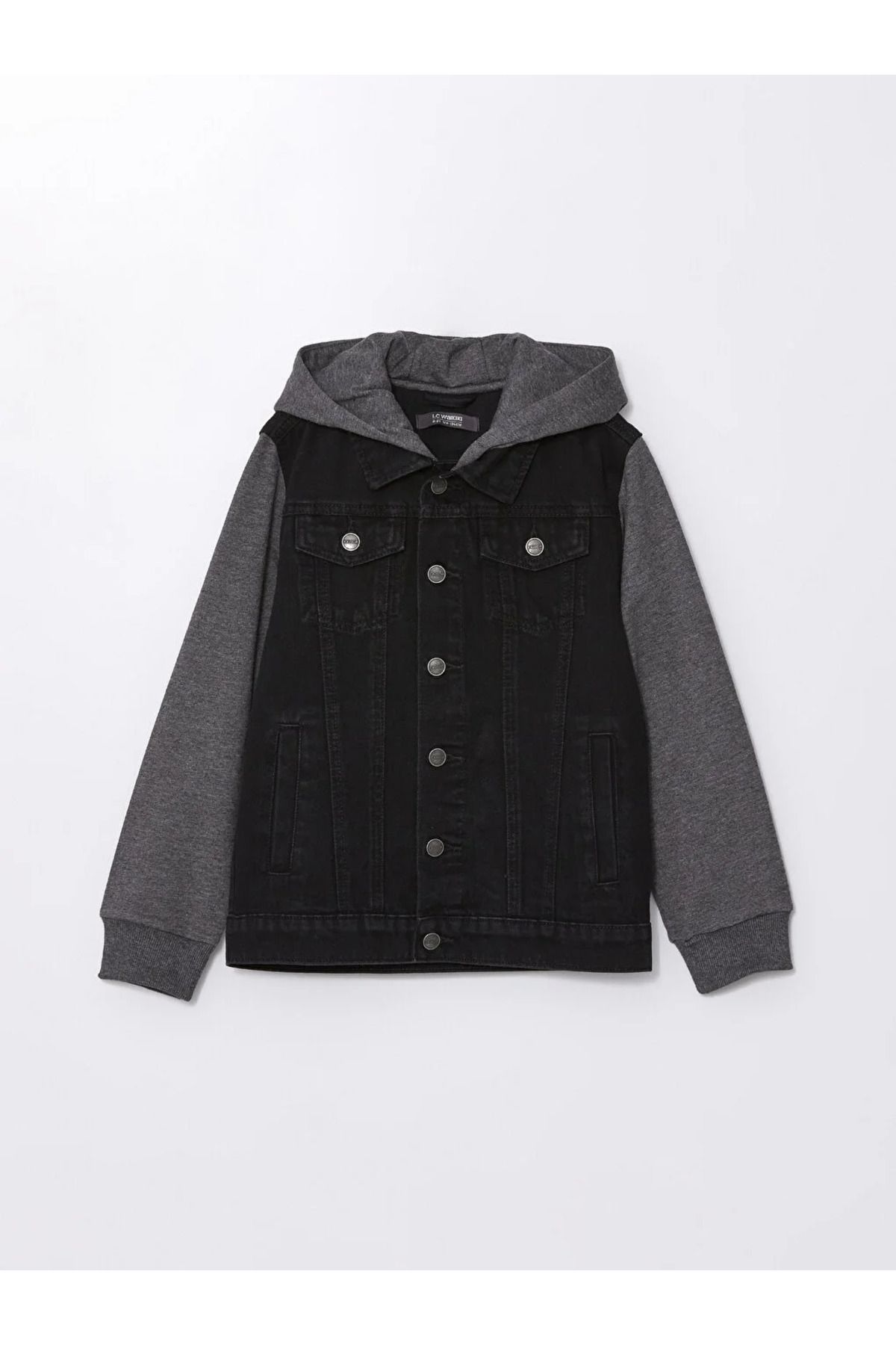 Kids black denim jacket 2025
