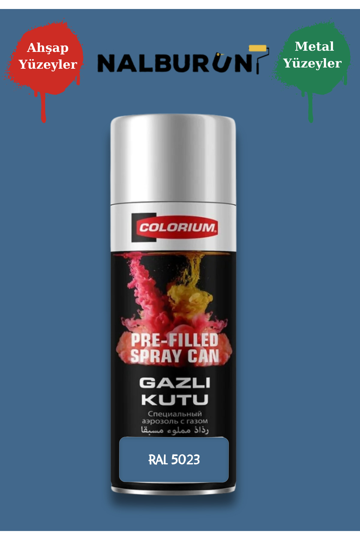 cororful／Sodomほか Colorium K7 Ral Renkleri 400 Ml Özel Doldurulmuş Selülozik Mat