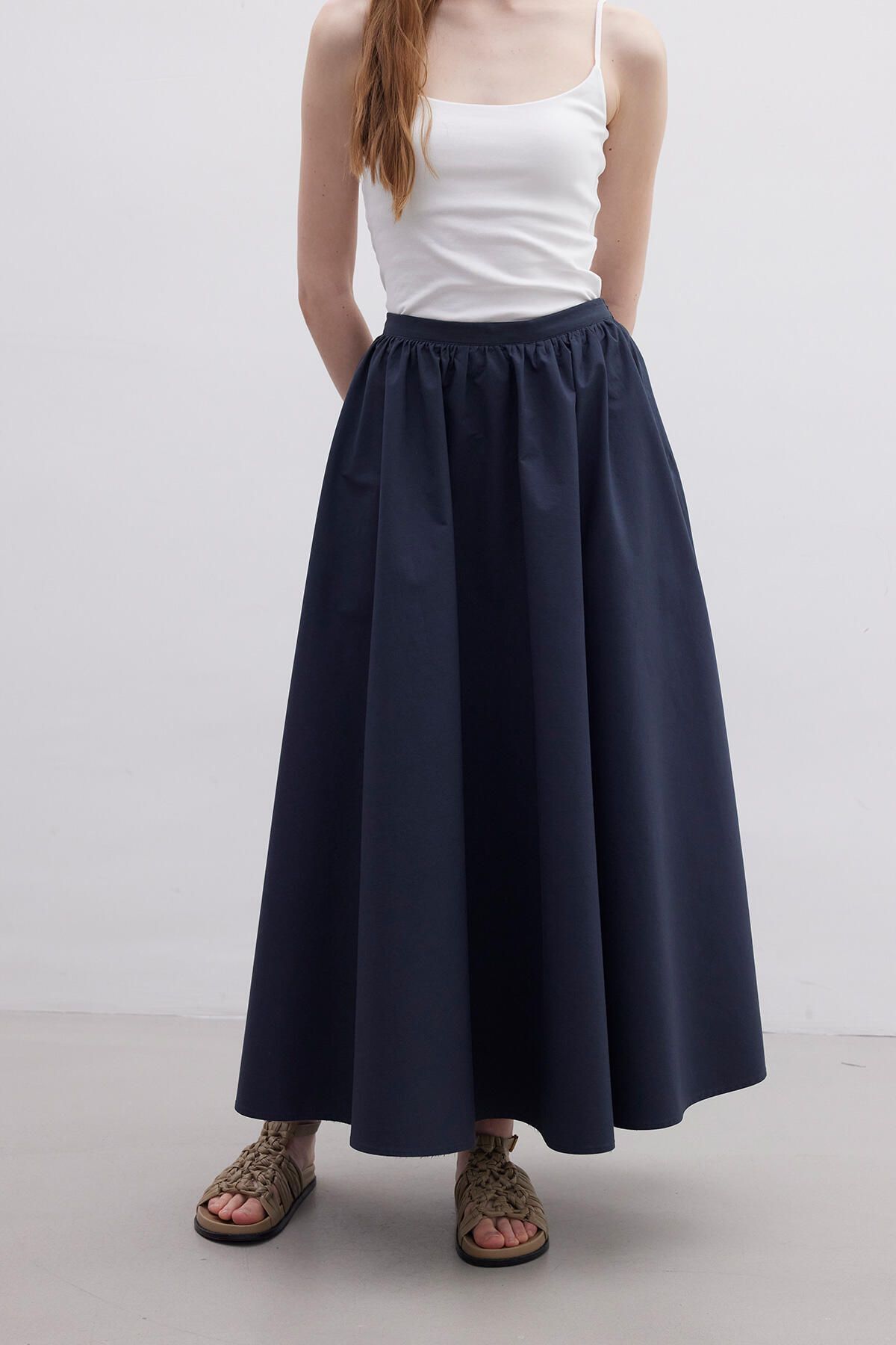 Manuka-VOLAN PREMIUM SZOKNYA NAVY BLUE 4