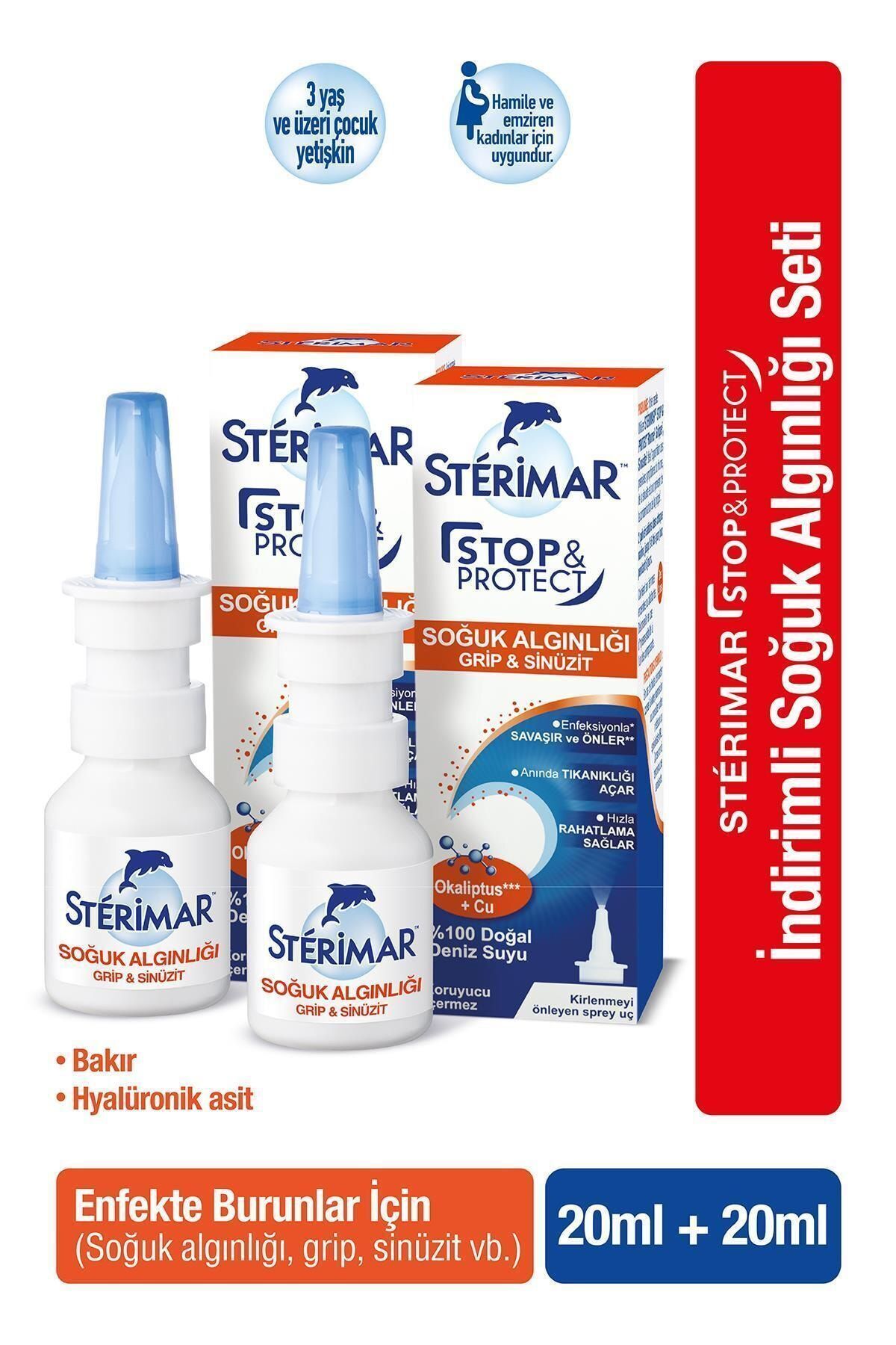 Sterimar Stop&protect Burun Spreyi 20ml X 2