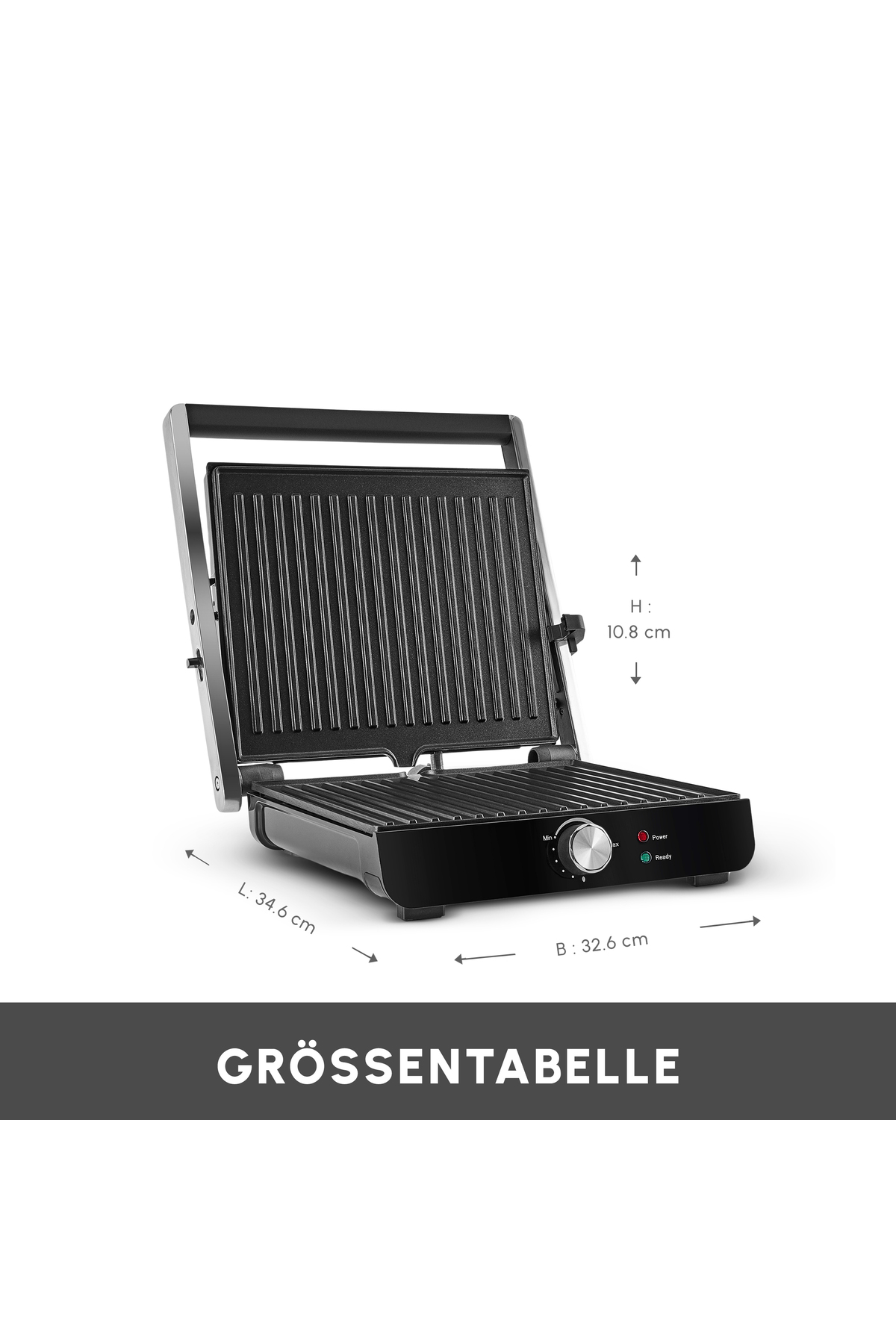 Karaca Toastmaster Inox Toaster und Grillmaschine, 2000W