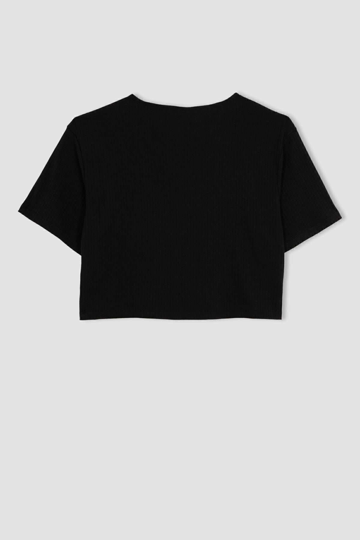 تی شرت زنانه دفاکتو | TYC4NT9KKN168928894309880 Defacto - Image 3