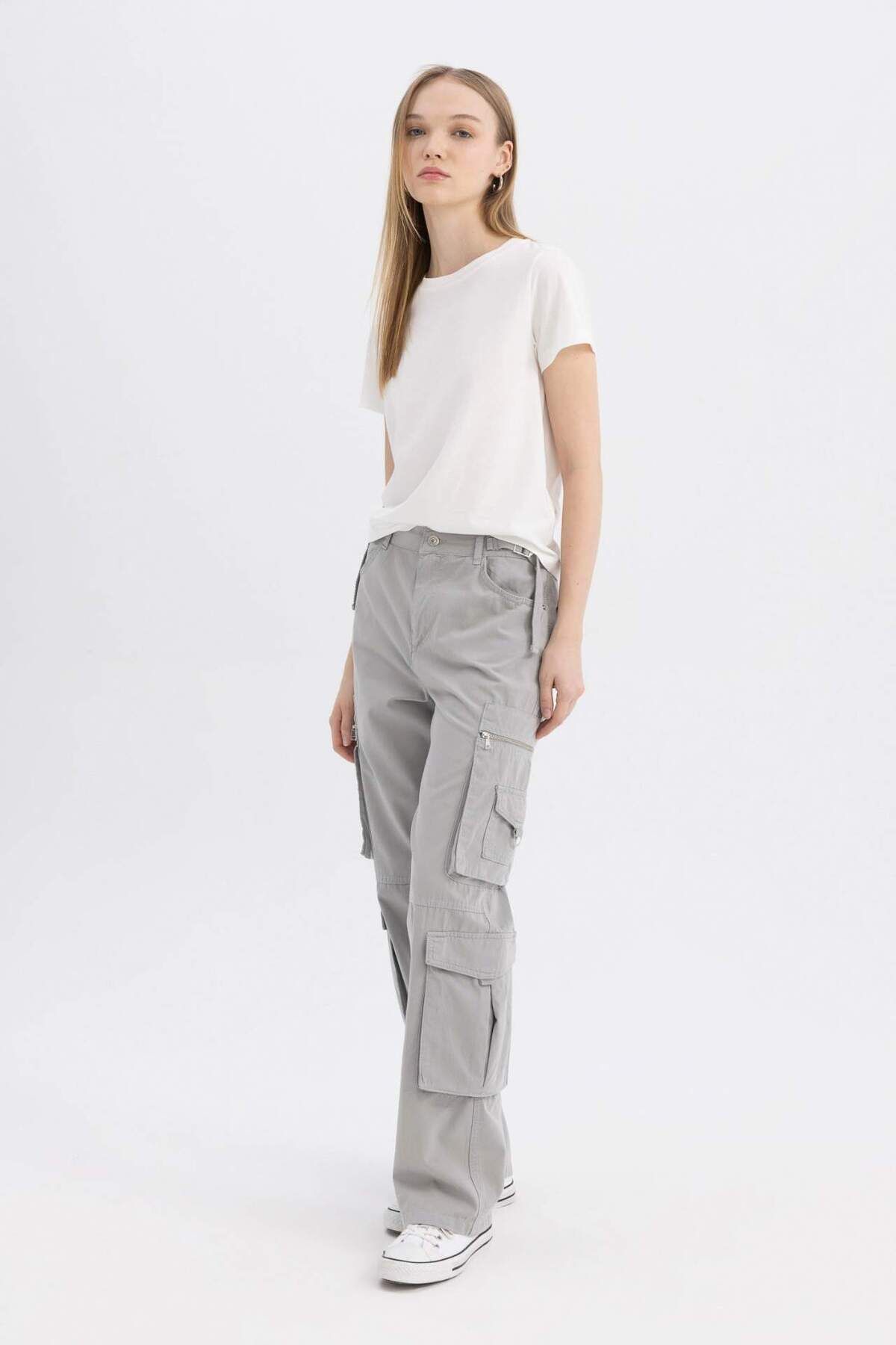 شلوار زنانه دفاکتو | B6873AX23WN Defacto - Image 3