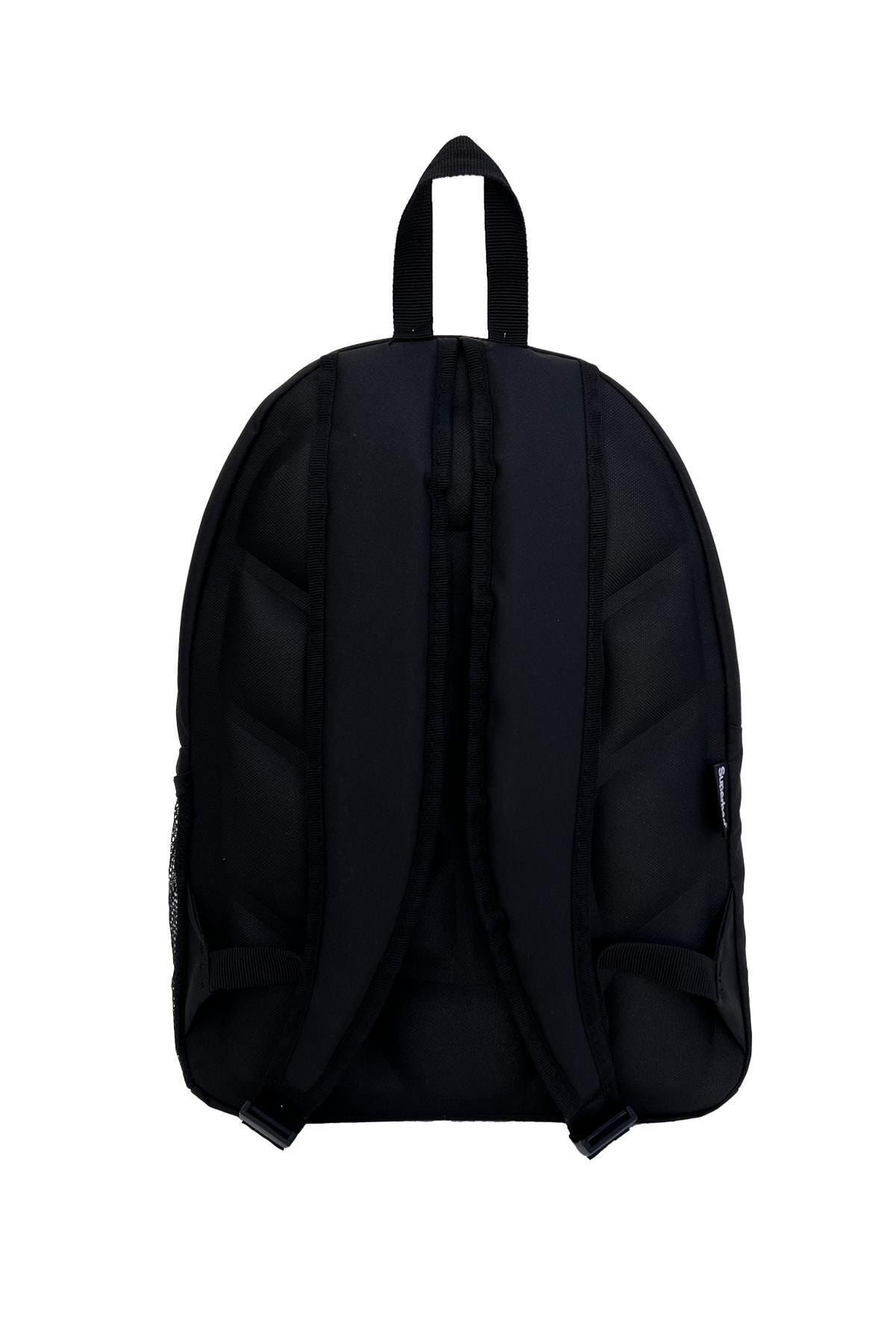 کوله پشتی زنانه مشکی Superbag | SB1080-SİYAH-FOSFORLU-SARI اورجینال - تصویر 4