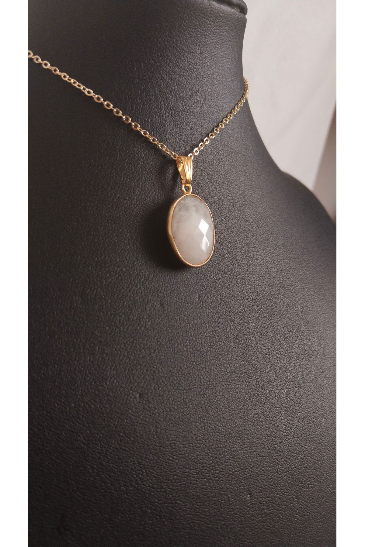 kuartz Ay Taşı Sertifikalı. Tokluk Hissi, Metabolizma Hızlandırma, Dişil Enerji, Tiroid